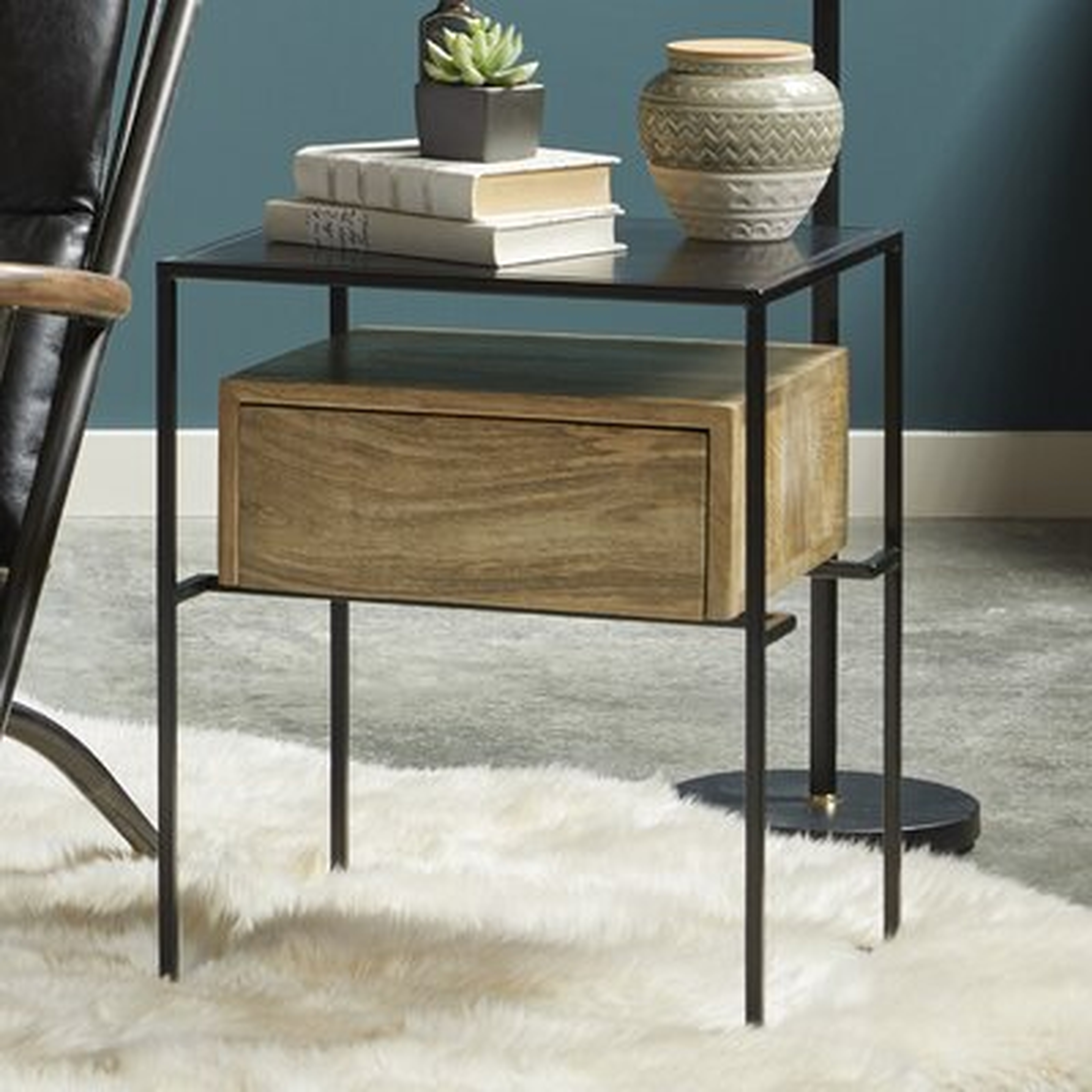 Gephart Frame End Table with Storage - Wayfair