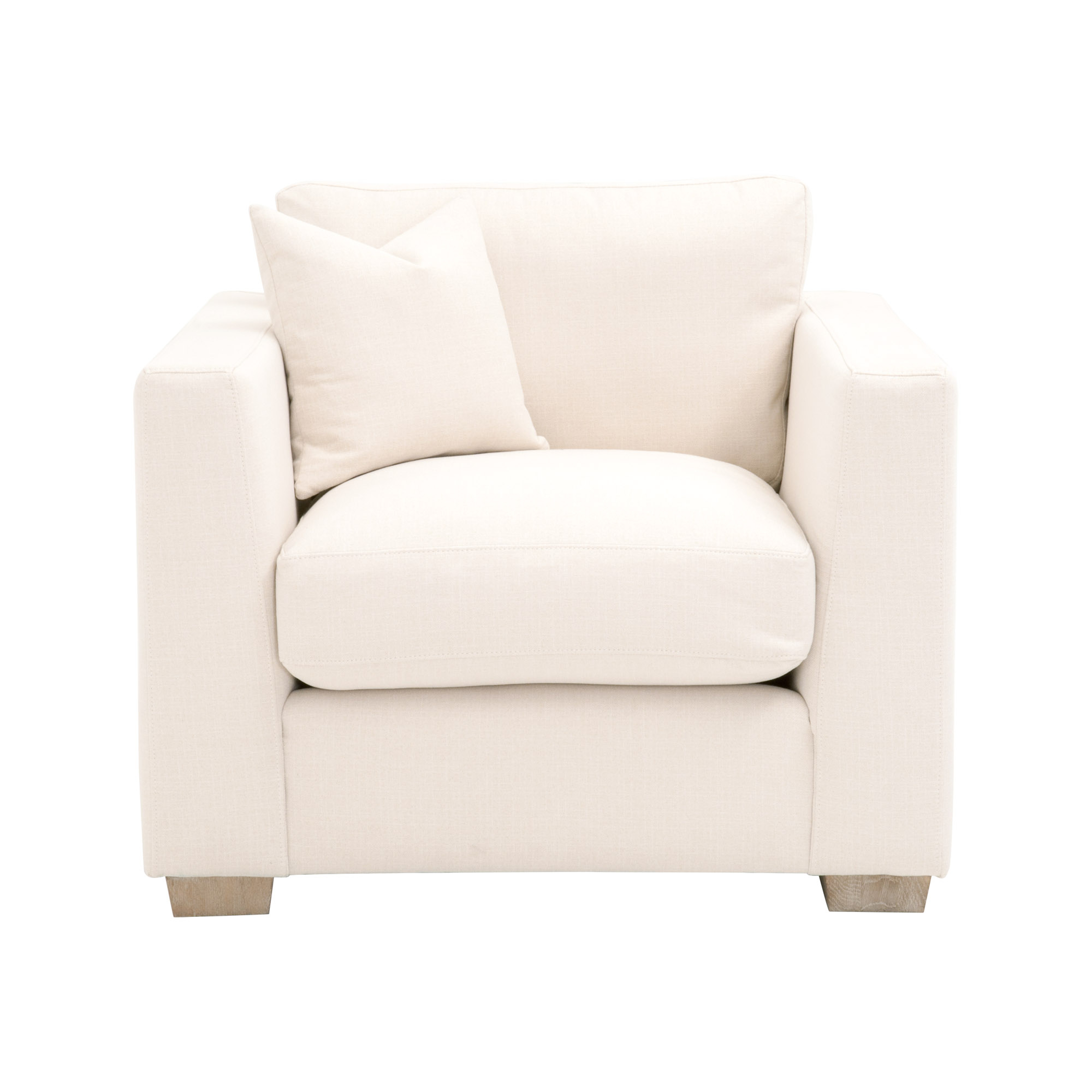 Hayden Taper Arm Sofa Chair, LiveSmart Evolve Broderick-Natural - Alder House