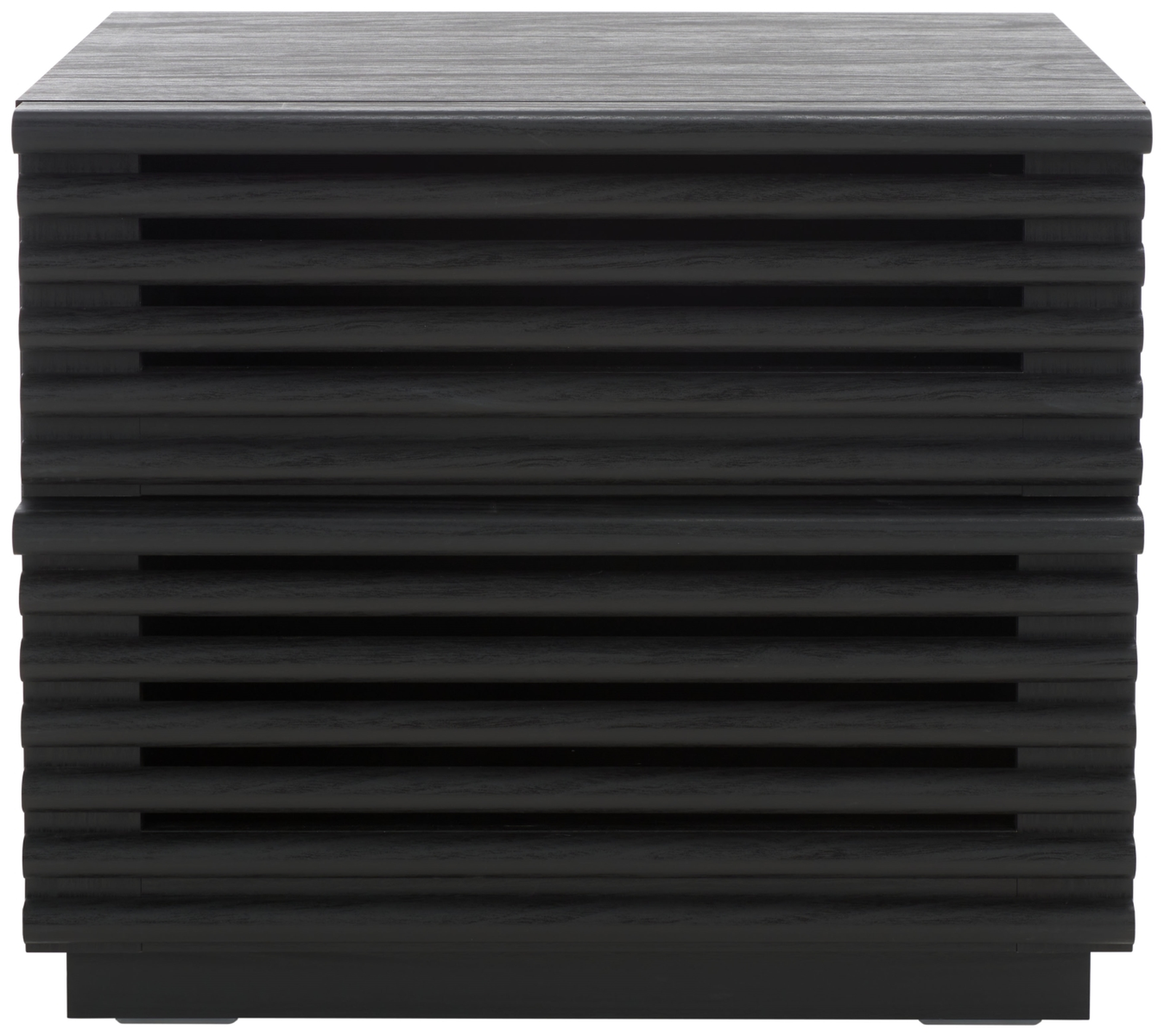 Averi 2 Drawer Nightstand - Black - Safavieh - Safavieh