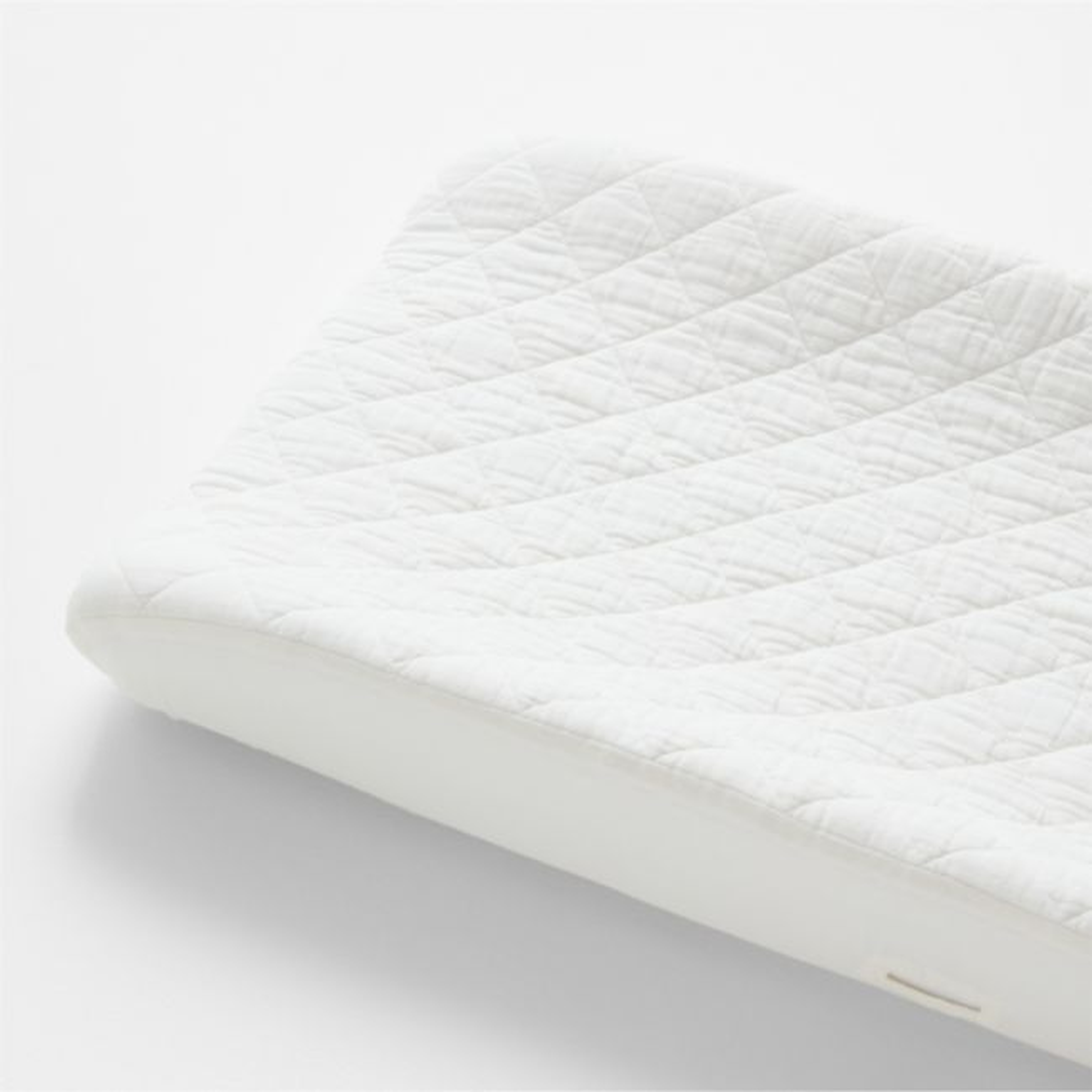 Supersoft Pampas Ivory Organic Cotton Gauze Baby Changing Pad Cover - Crate & Kids