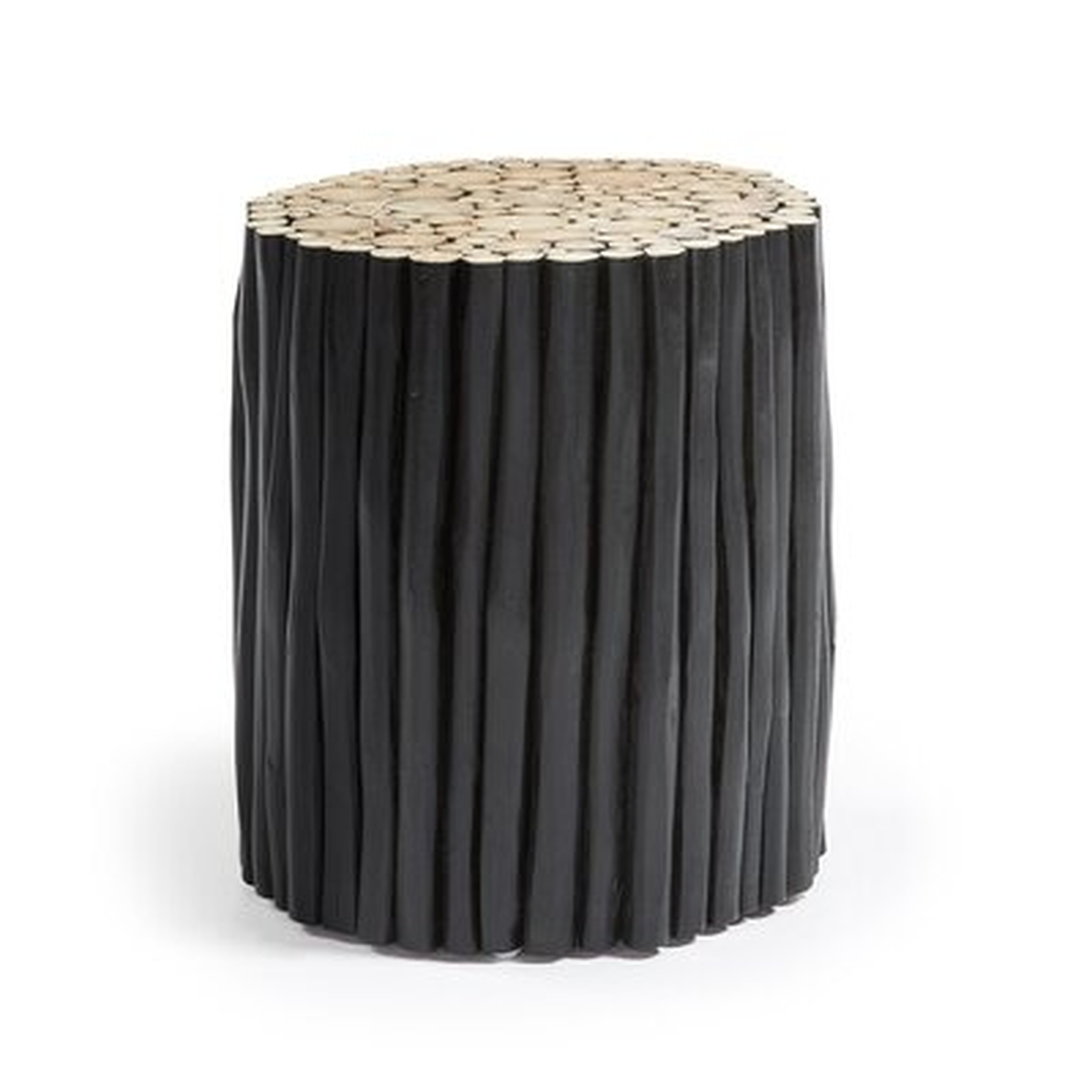 Donora Solid Wood Drum End Table - Wayfair
