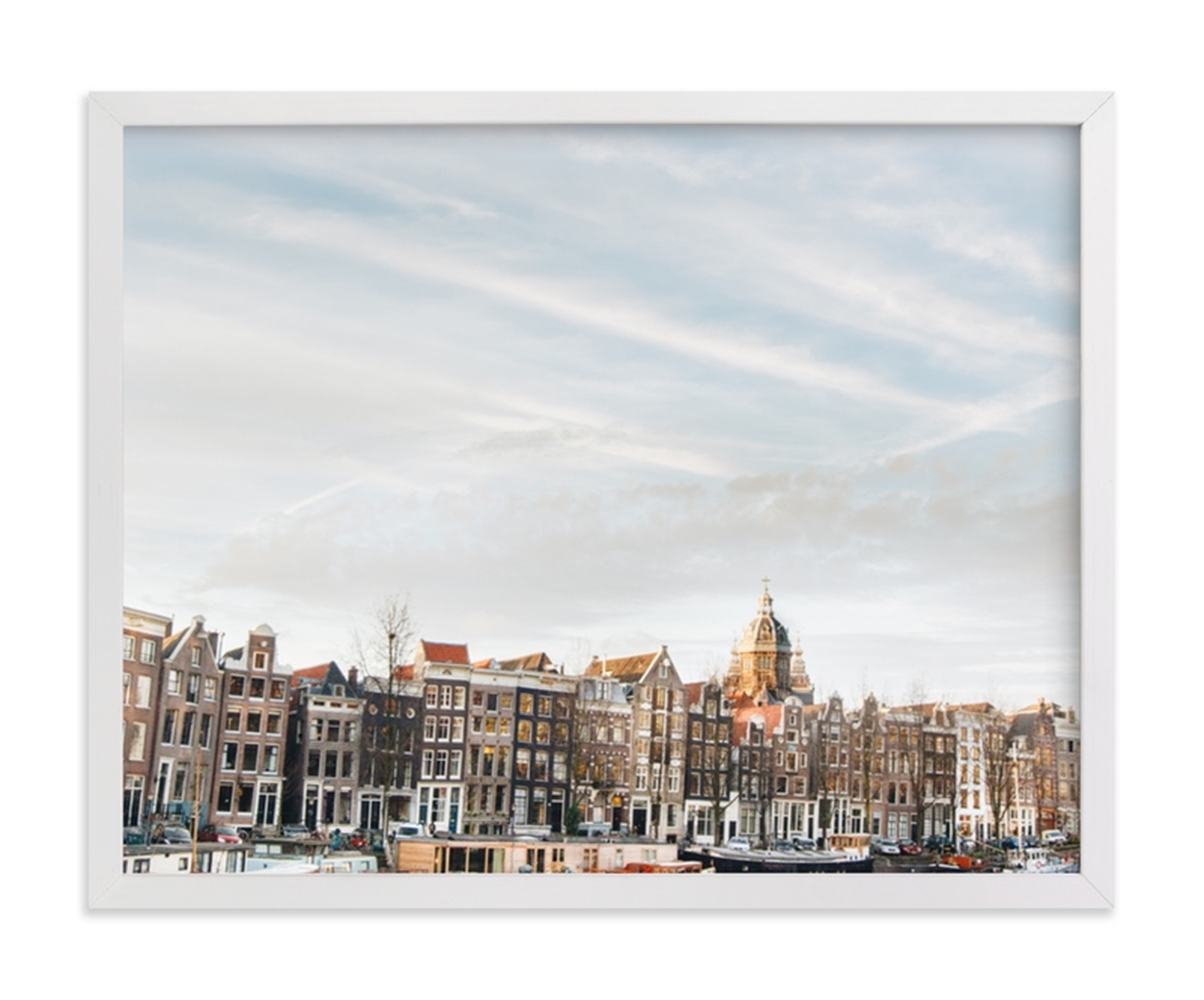 Minimalist Sunset In Amsterdam Limited Edition Fine Art Print - Minted