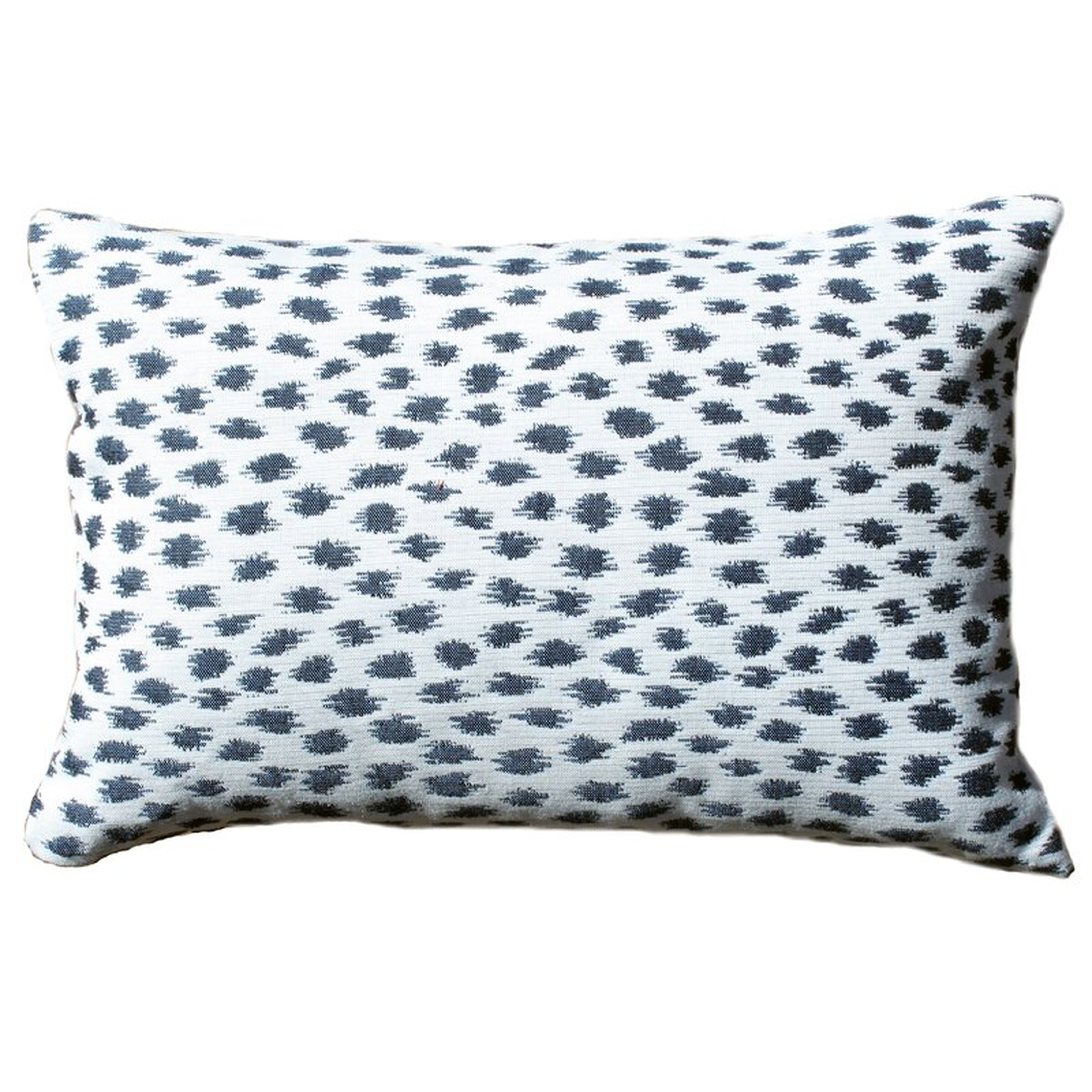 The Fabric Shoppe Pebble Beach Indoor/Outdoor Lumbar Pillow Color: Blue - Perigold