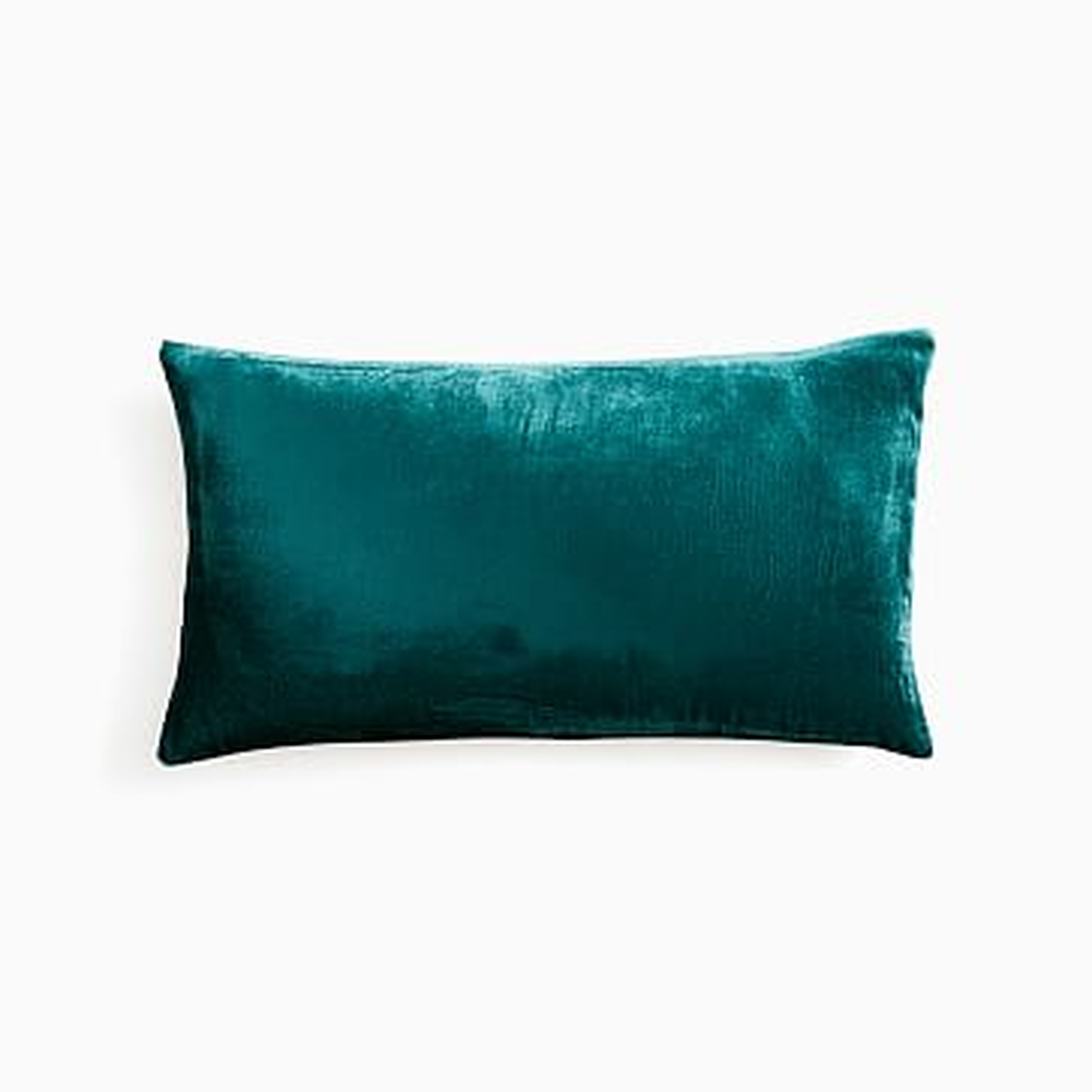 Lush Velvet Pillow Cover, 12"x21", Botanical Garden - West Elm