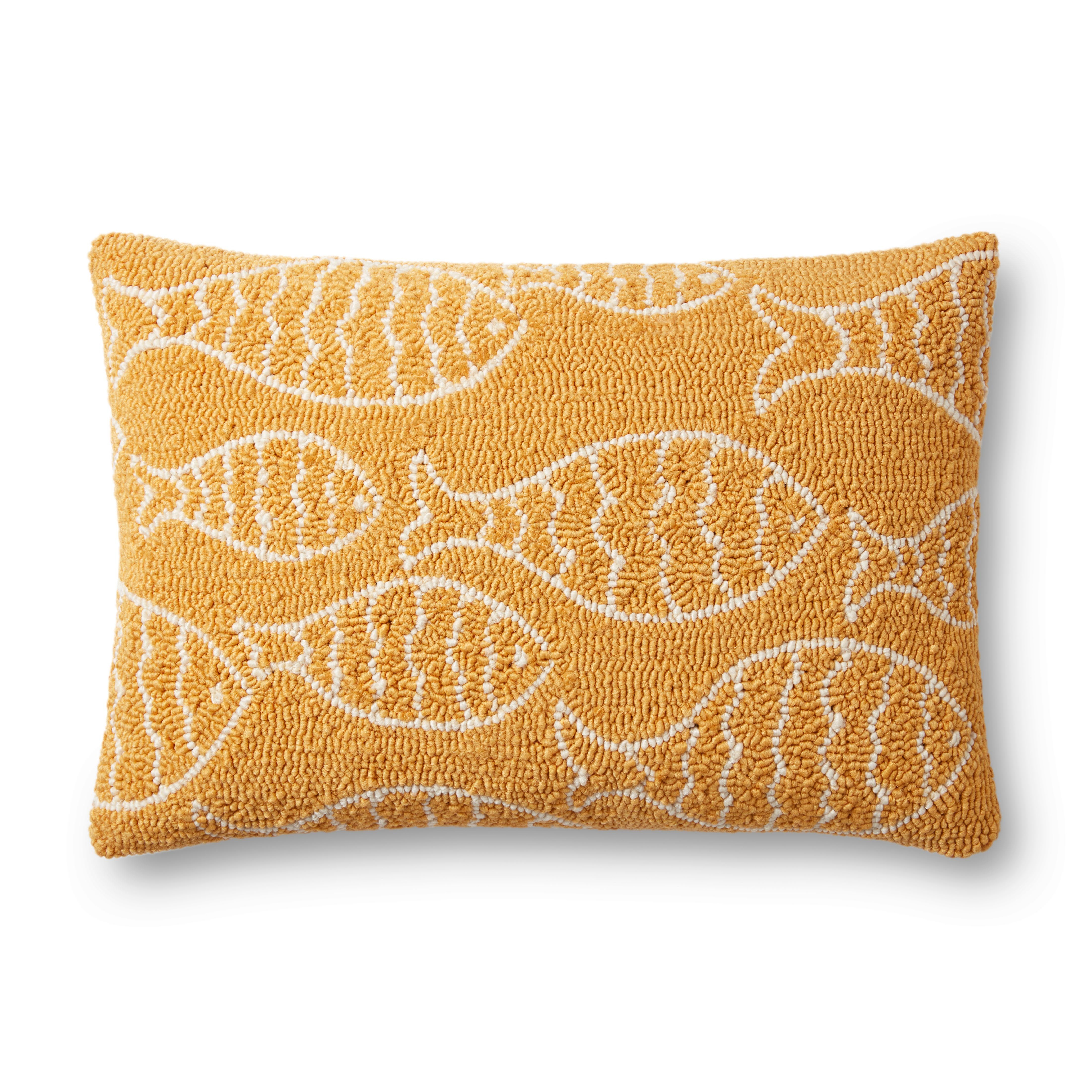 Loloi Pillows P0908 Yellow 16" x 26" Cover Only - Loloi Rugs