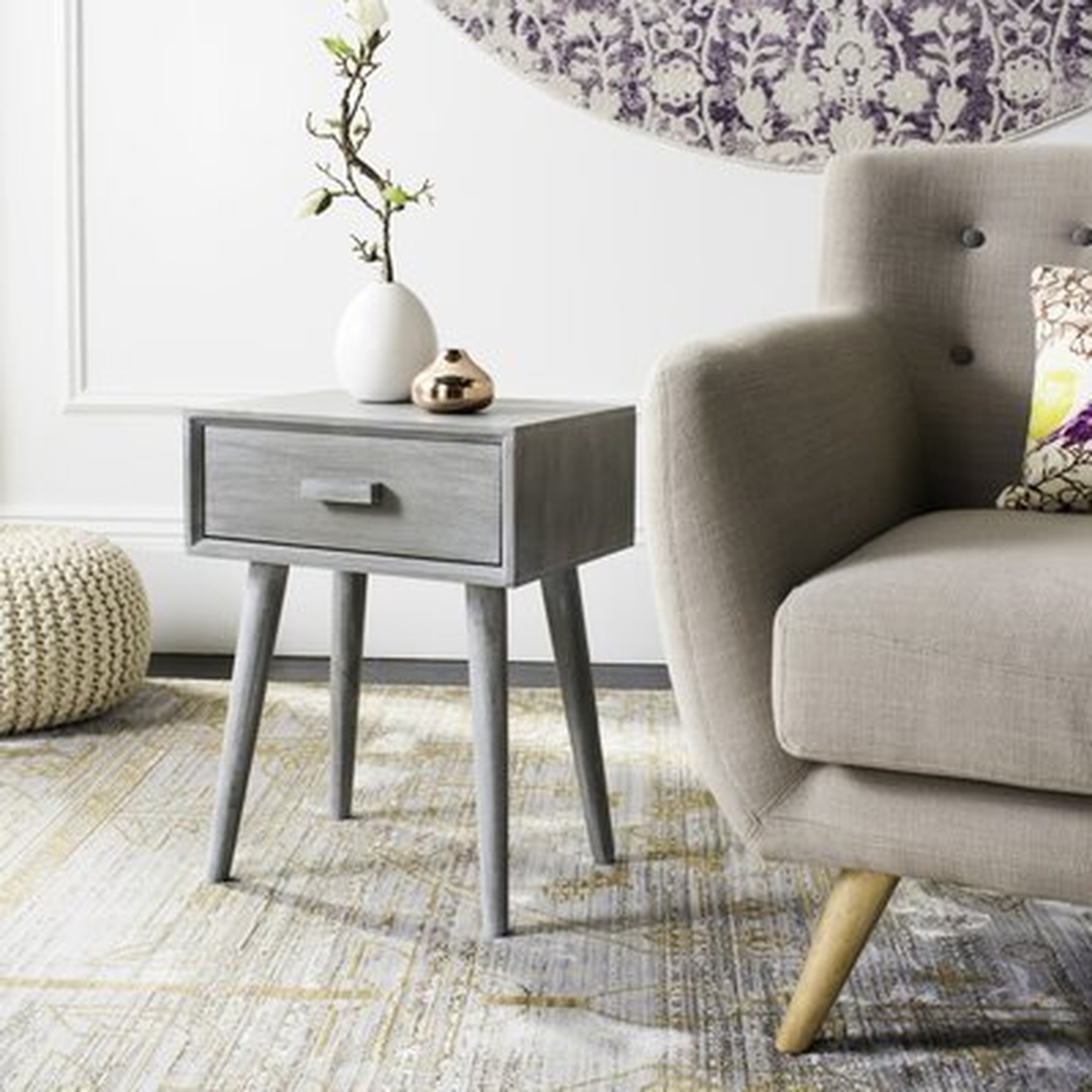 Orion End Table with Storage - Wayfair