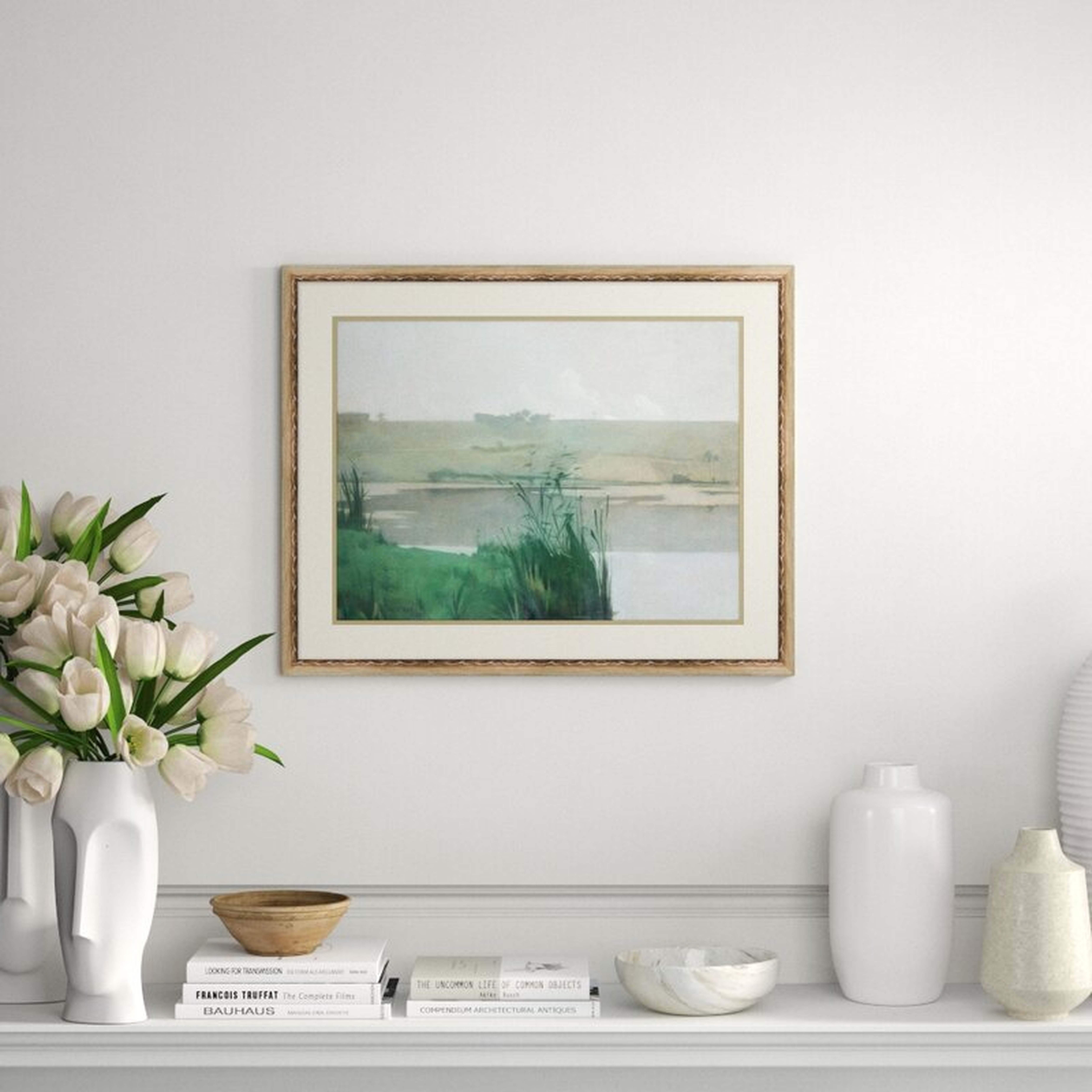 Wendover Art Group Millers Pond 1 - Picture Frame Painting on Glass - Perigold