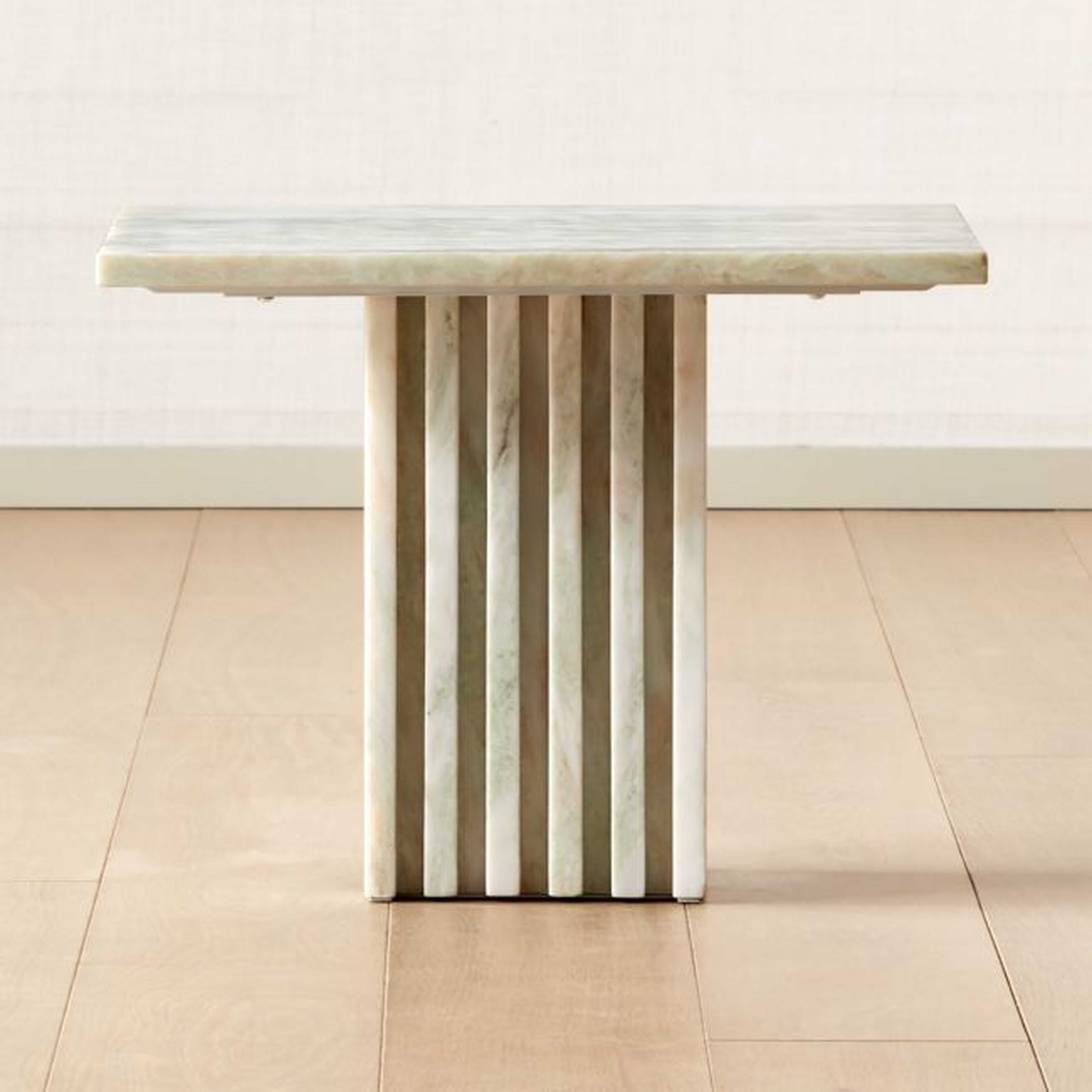Carve Marble Large Cocktail Table - CB2