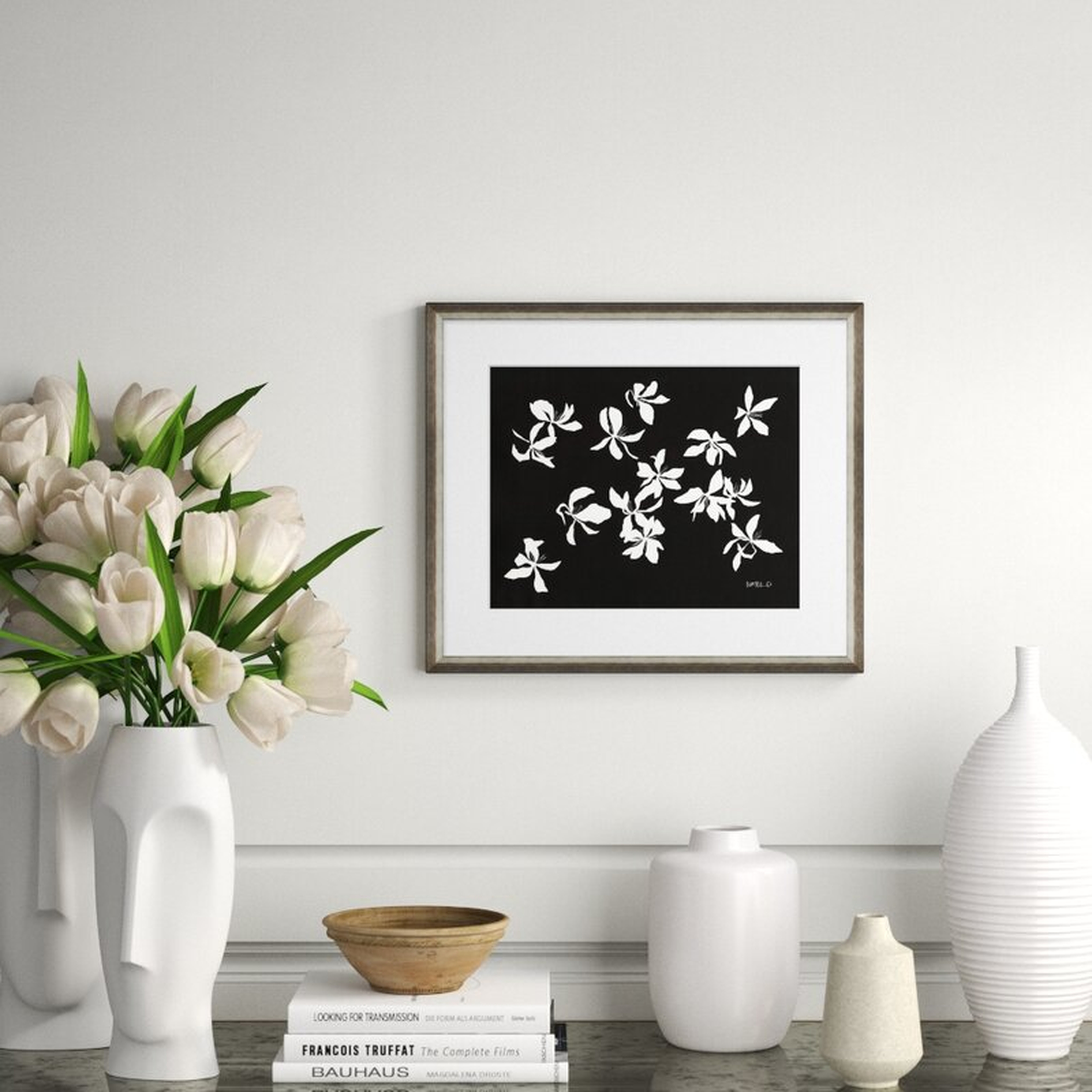 Soicher Marin 'Tulip Magnolias' by Susan Hable - Picture Frame Graphic Art on Paper - Perigold