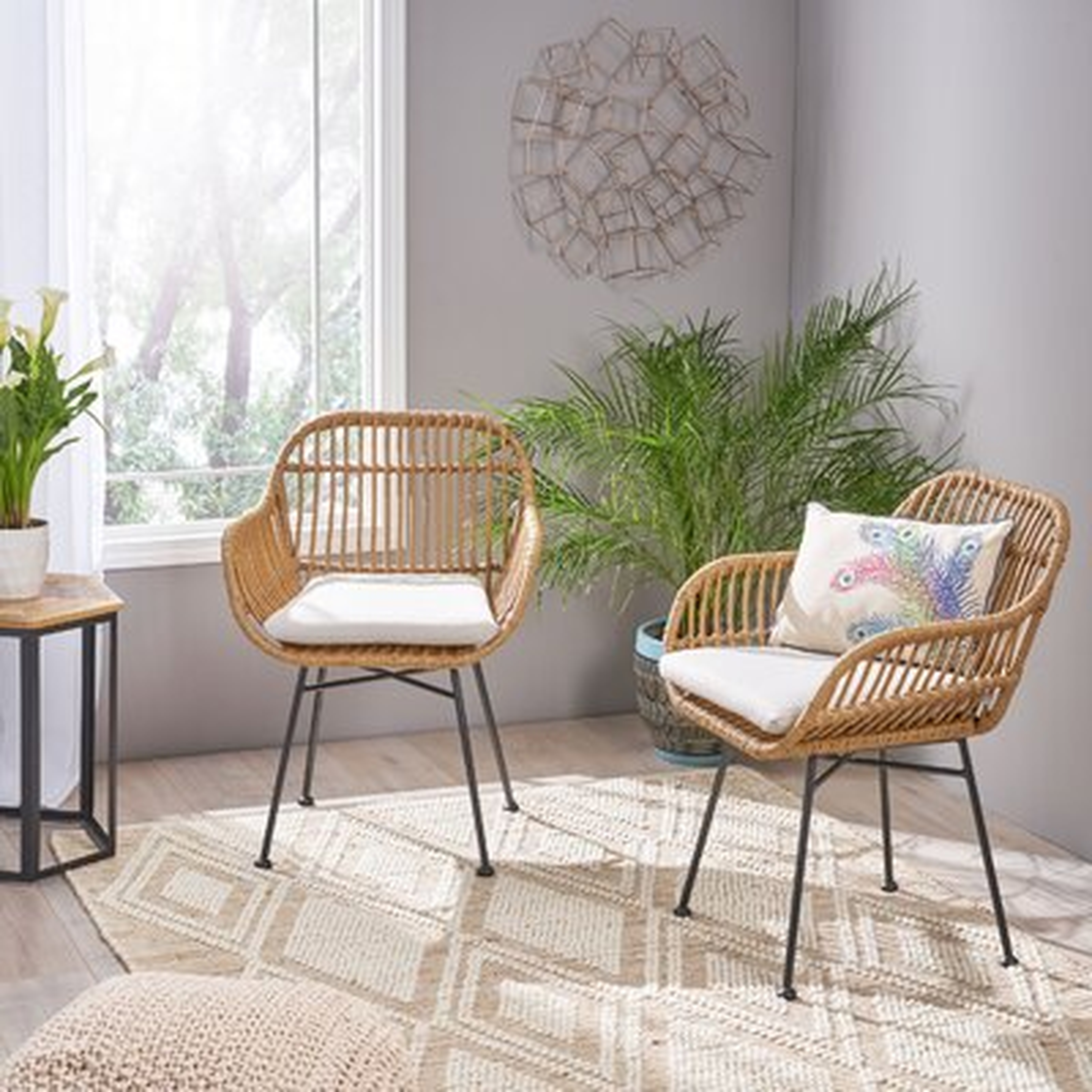 Englishcombe 24" Wide Papasan Chair (set of 2) - Wayfair