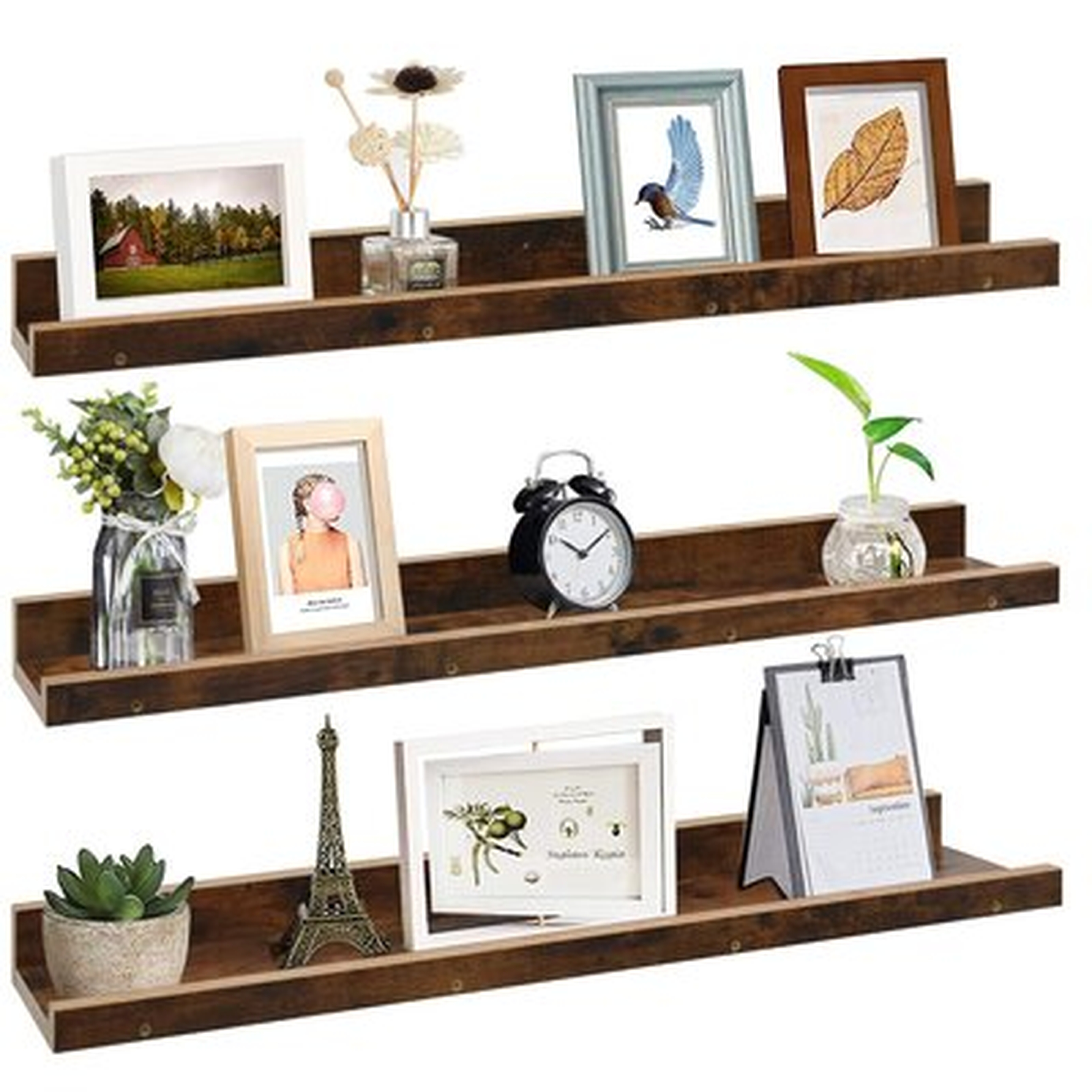 Set O 3  Floating Shelves For Wall - Wayfair