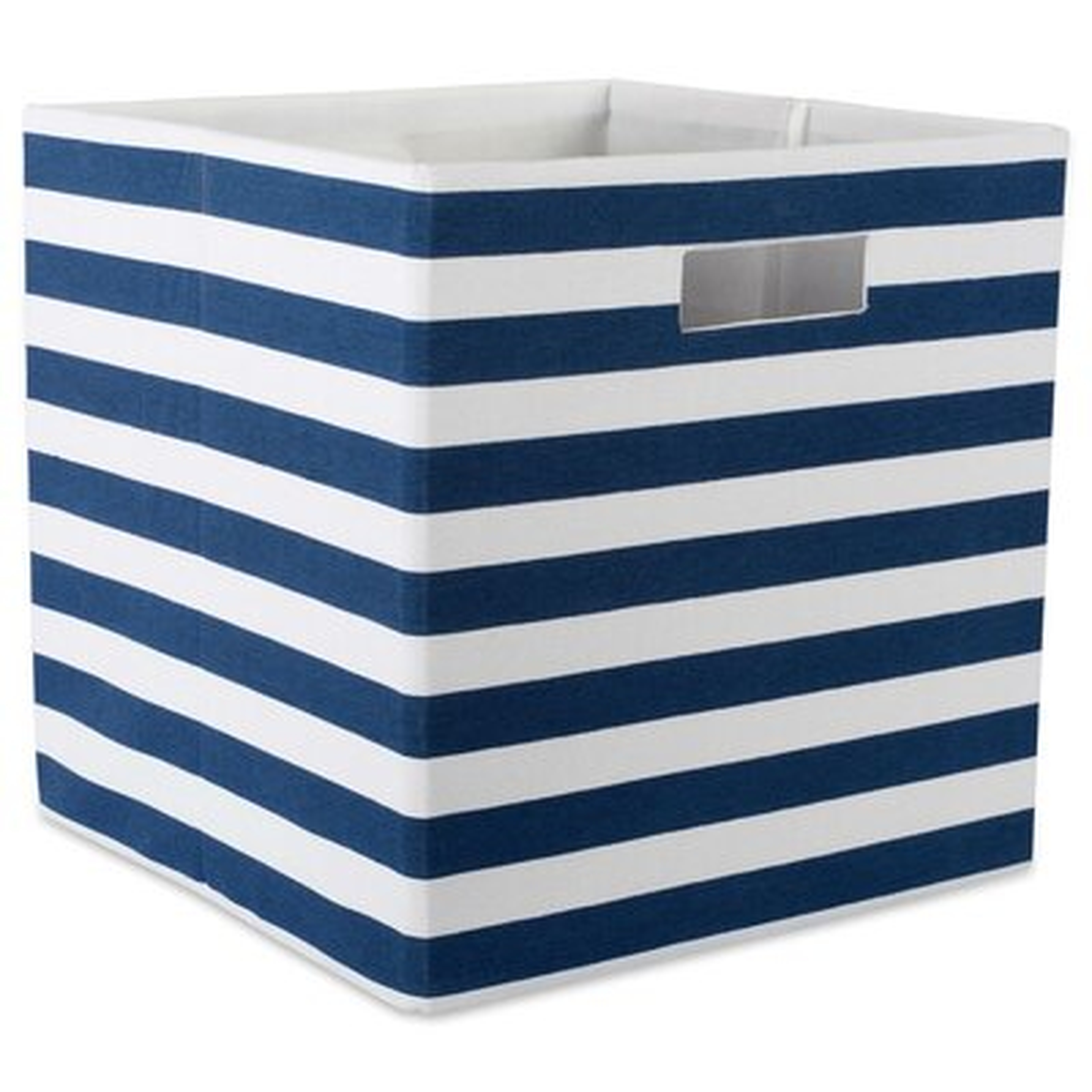 Aevin Cube Stripe Fabric Polyester Bin - Wayfair