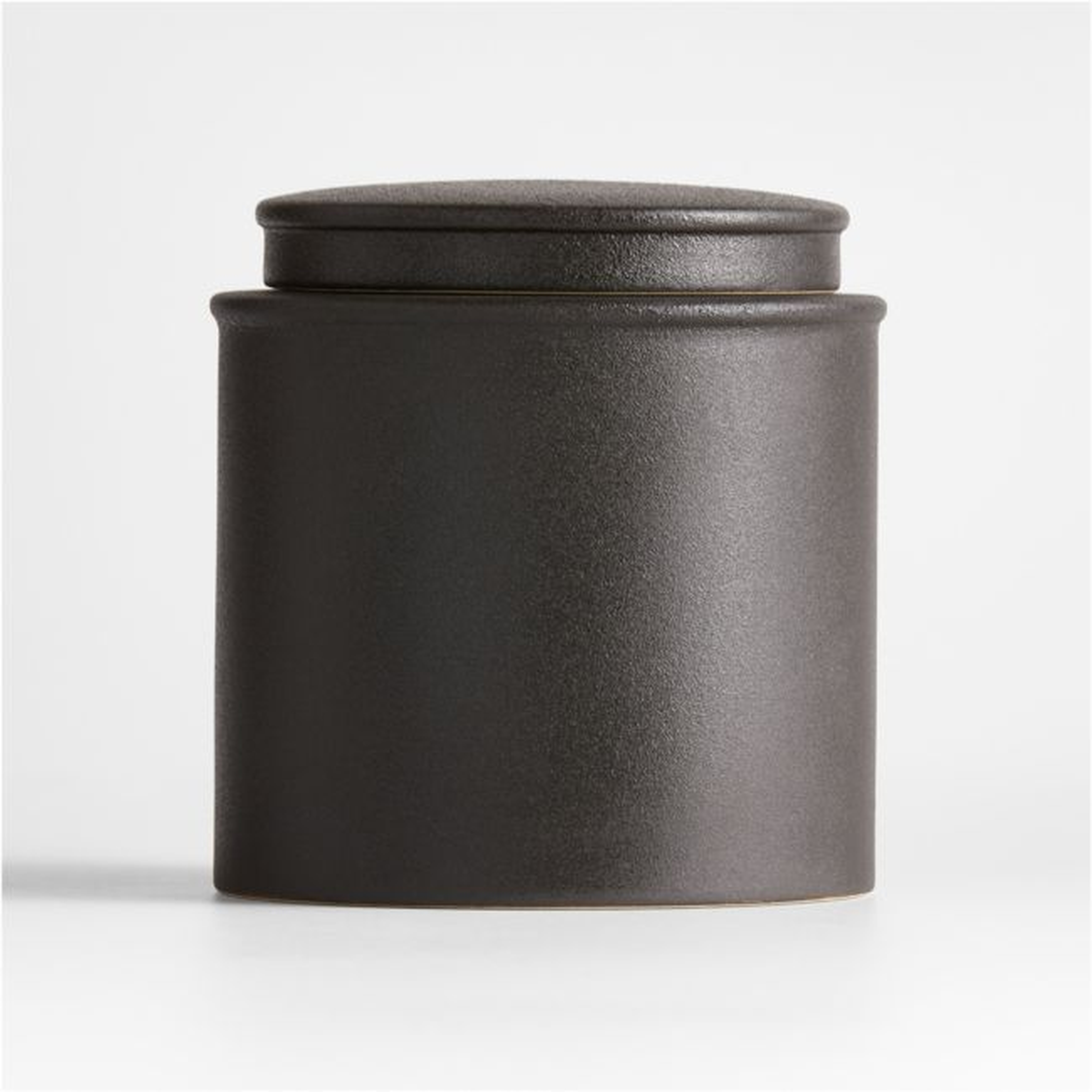 Juxon Black Canister - Crate and Barrel
