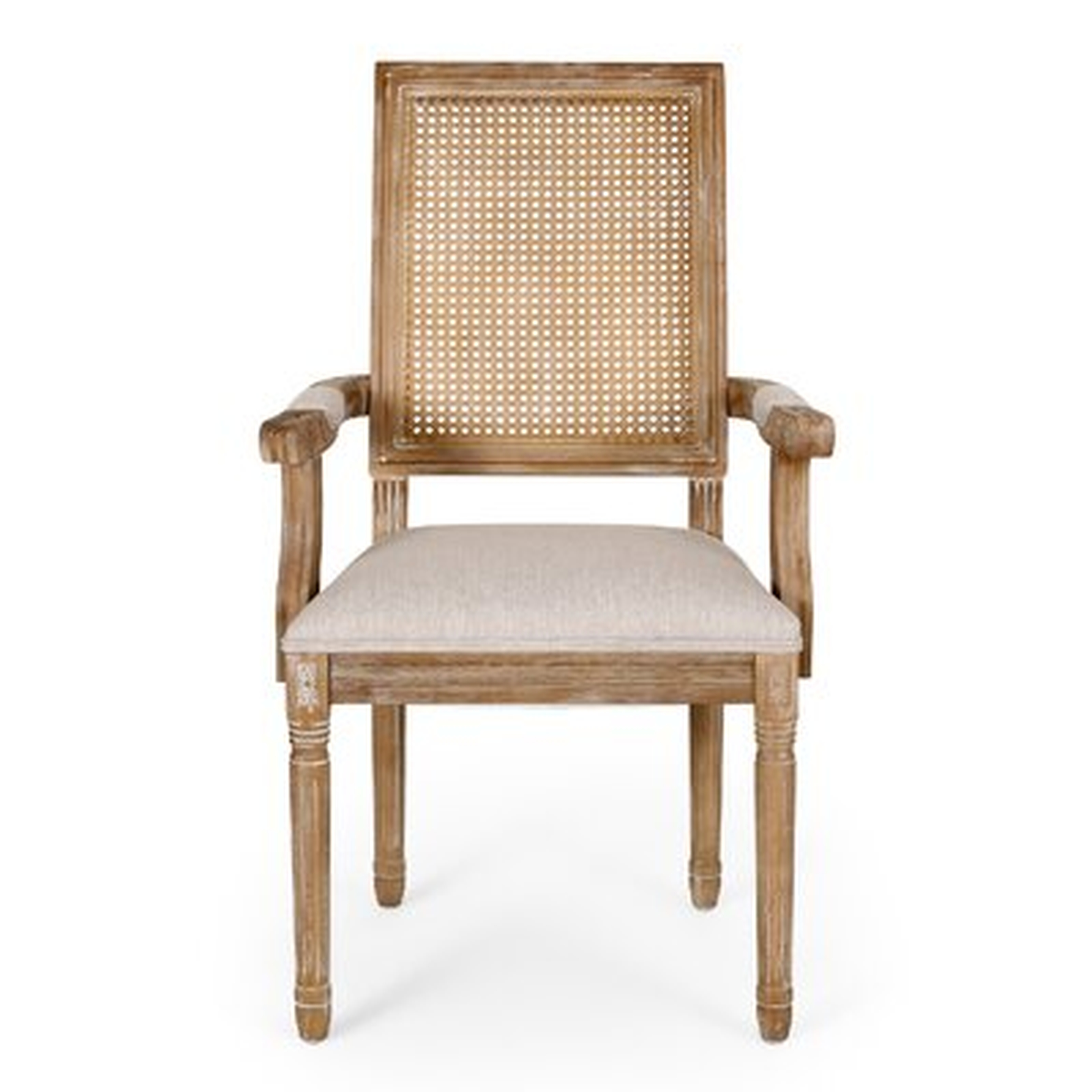 Ellome Wood And Cane Dining Chair (Set Of 2) - Wayfair