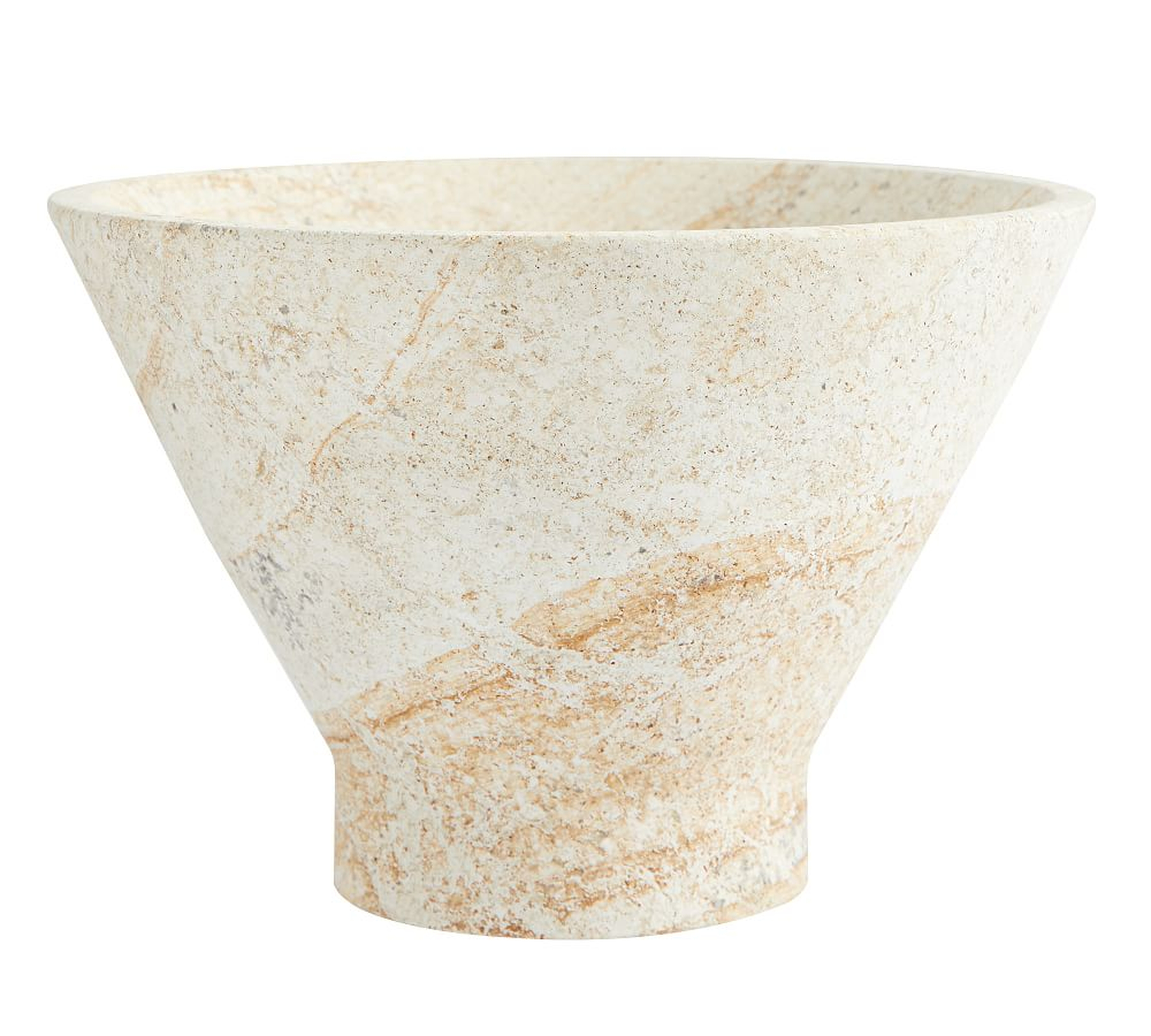Handmade Sandstone Decorative Bowl, Natural - Small - Pottery Barn