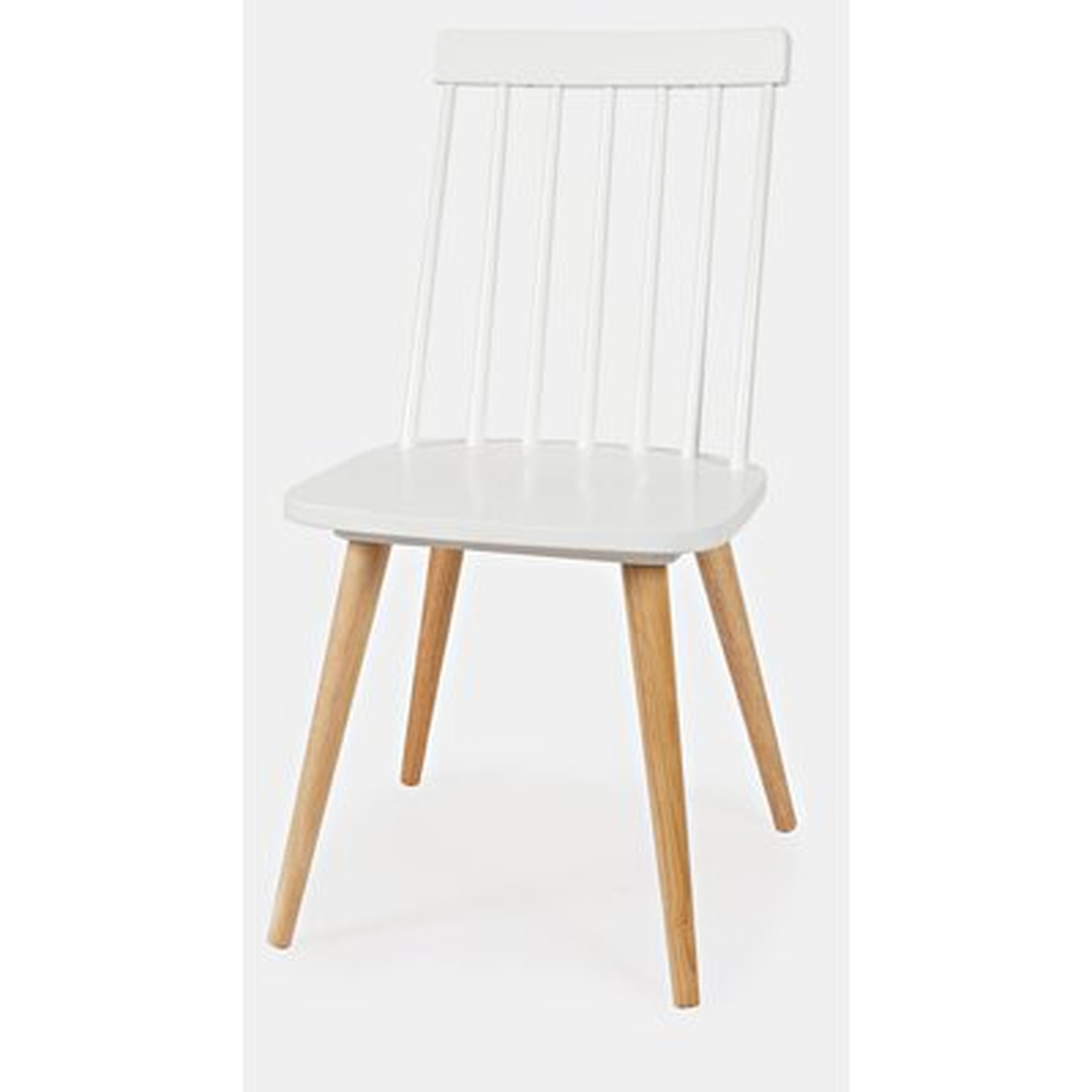 Palmilla Slat Back Side Chair in White - Wayfair