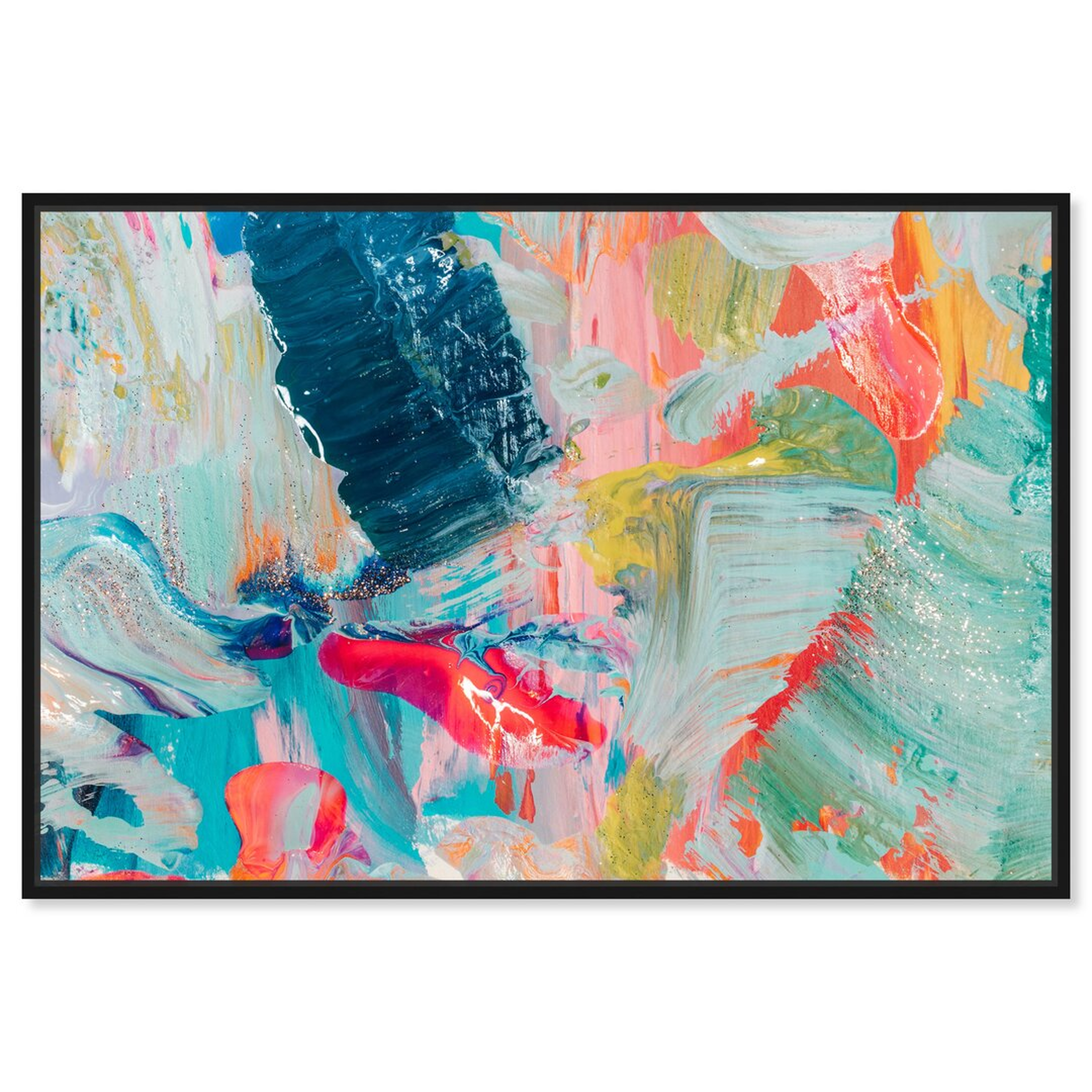 "Oliver Gal Abstract That Love Feeling - Graphic Art on Canvas" - Perigold