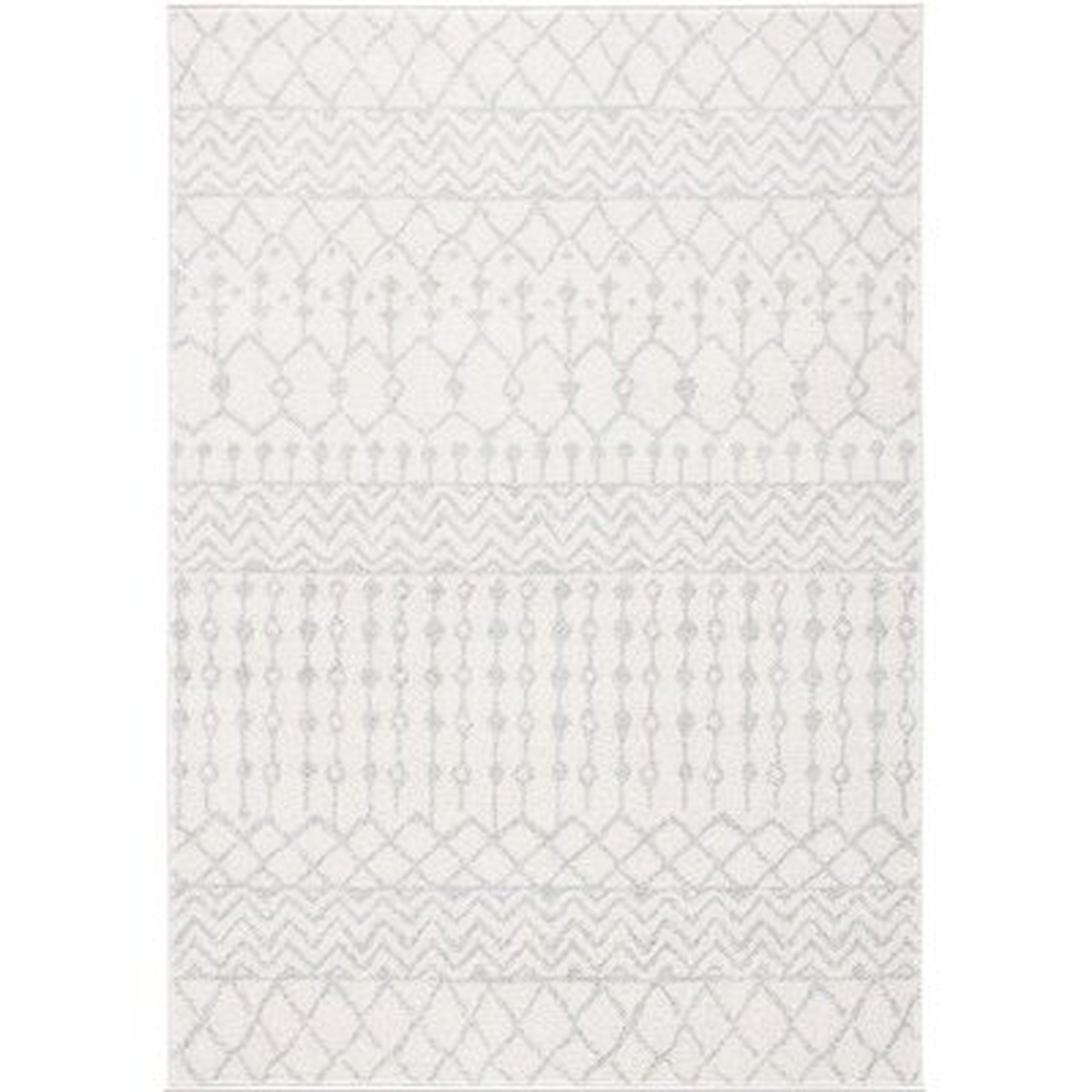 Asaph Boho Distressed Non-Shedding Stain Resistant Living Room Bedroom Area Rug, 8' X 10' - Wayfair