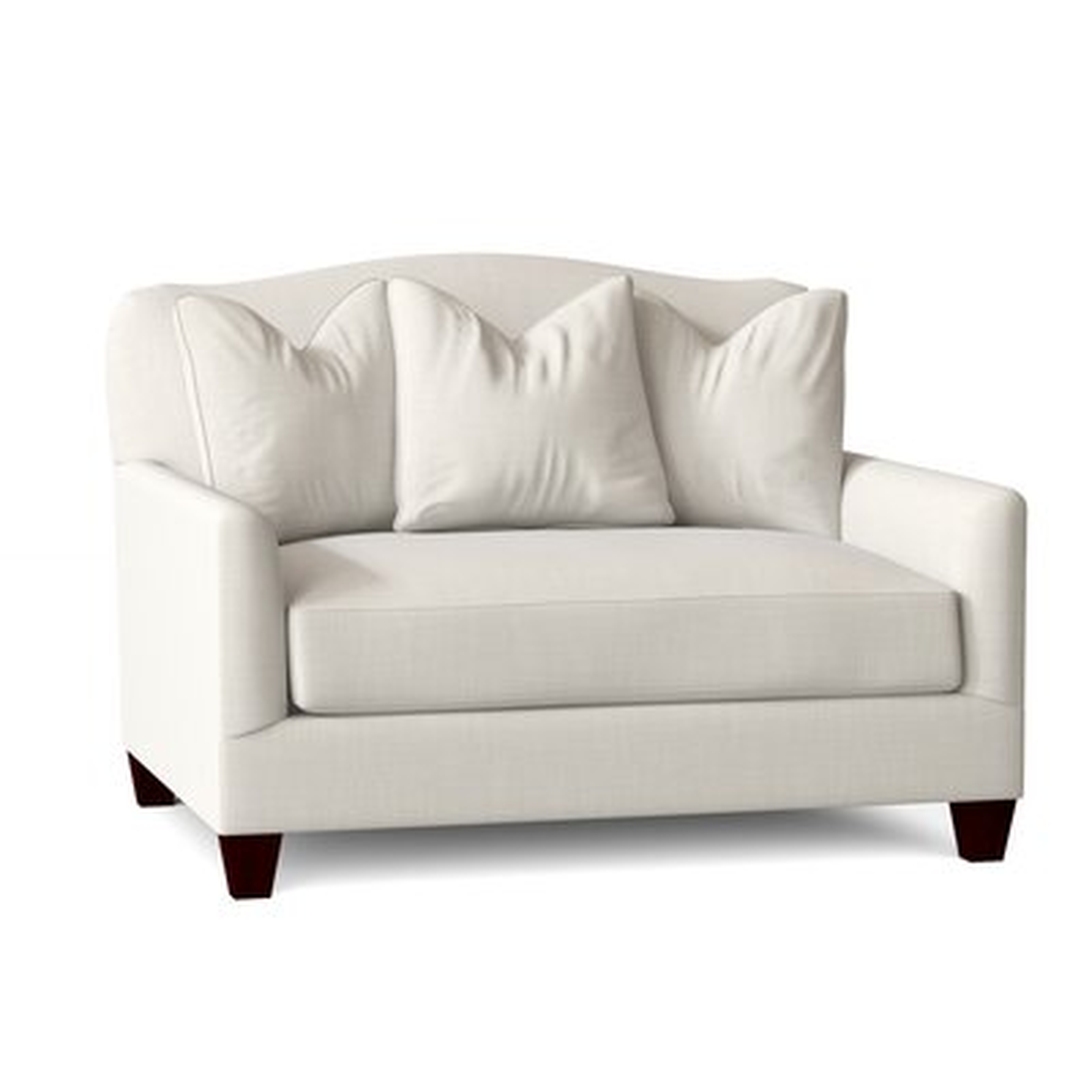 52" W Polyester Blend Down Cushion Chair and a Half - Wayfair