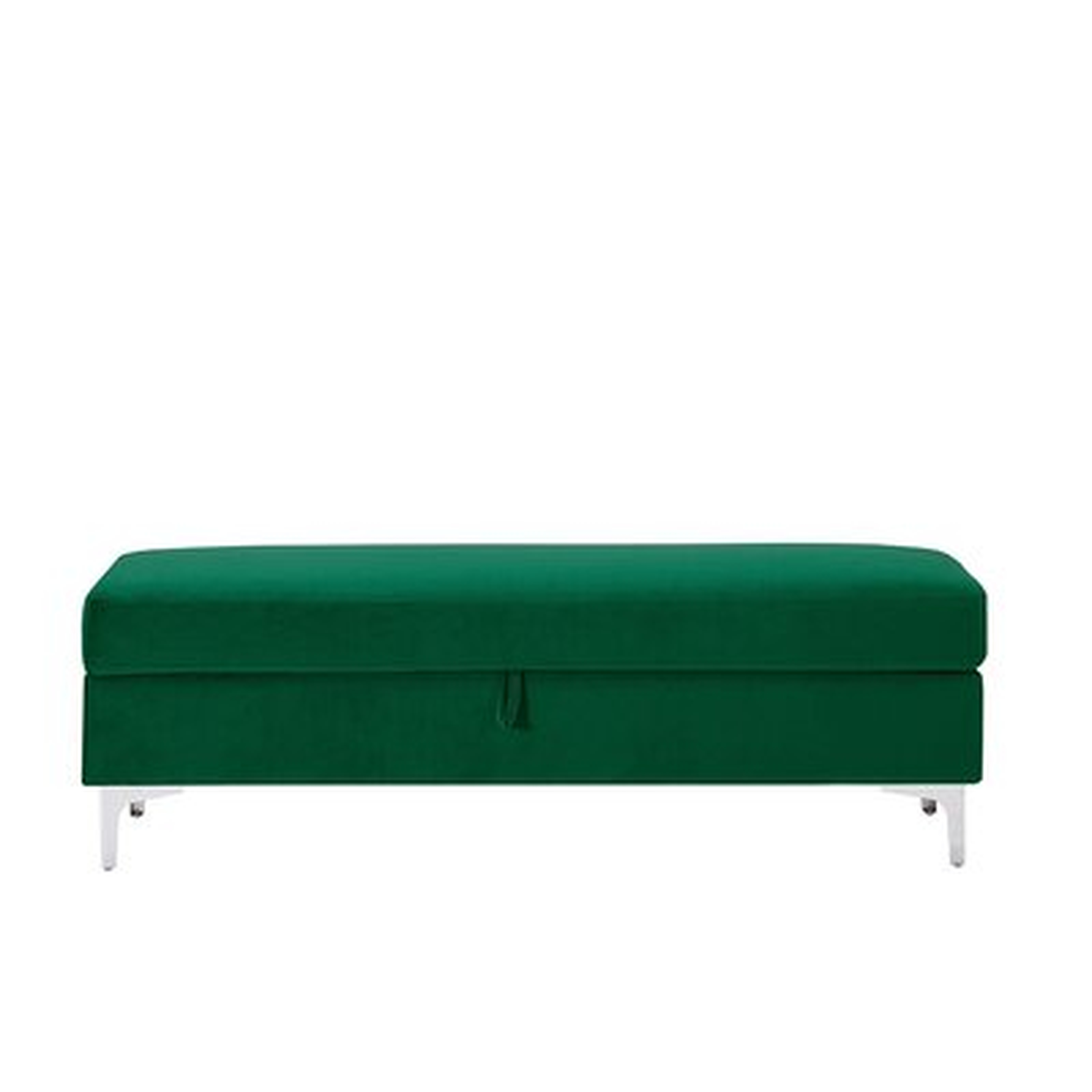 Upholstered Flip Top Storage Bench - Wayfair