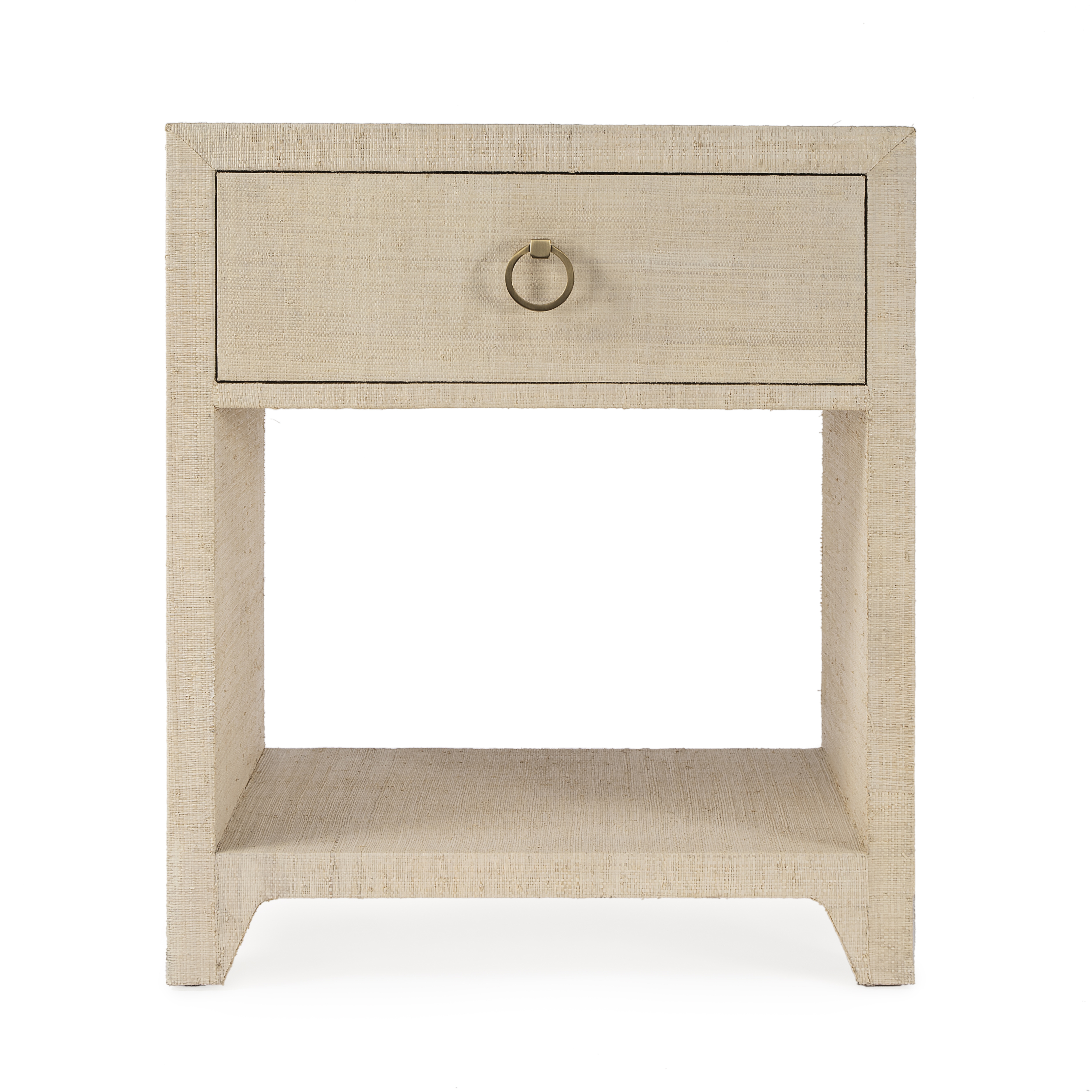 Bar Harbor Natural Raffia Nightstand - Butler Specialty Co.