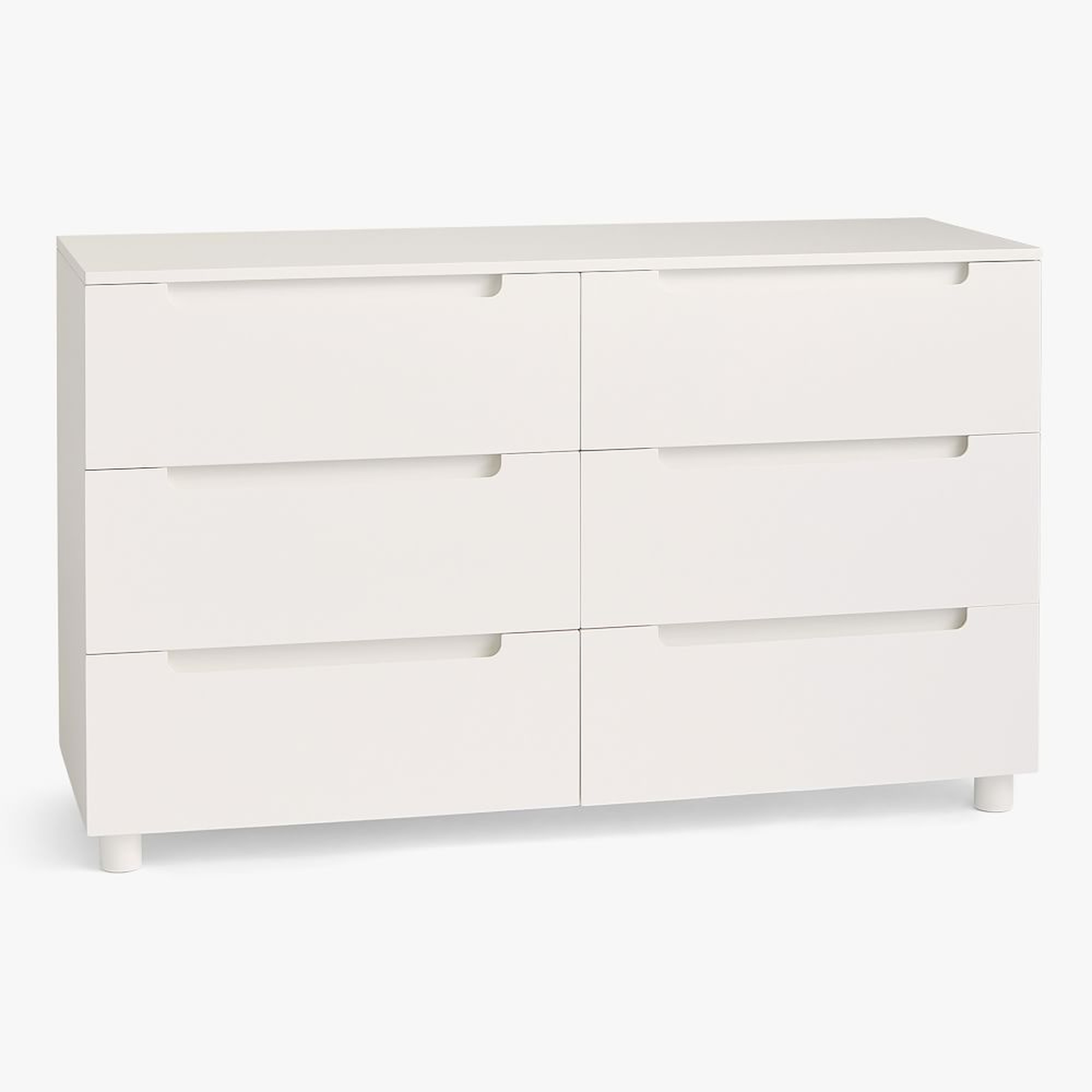 Arlen Extra Wide Dresser, Simply White, WE Kids - West Elm