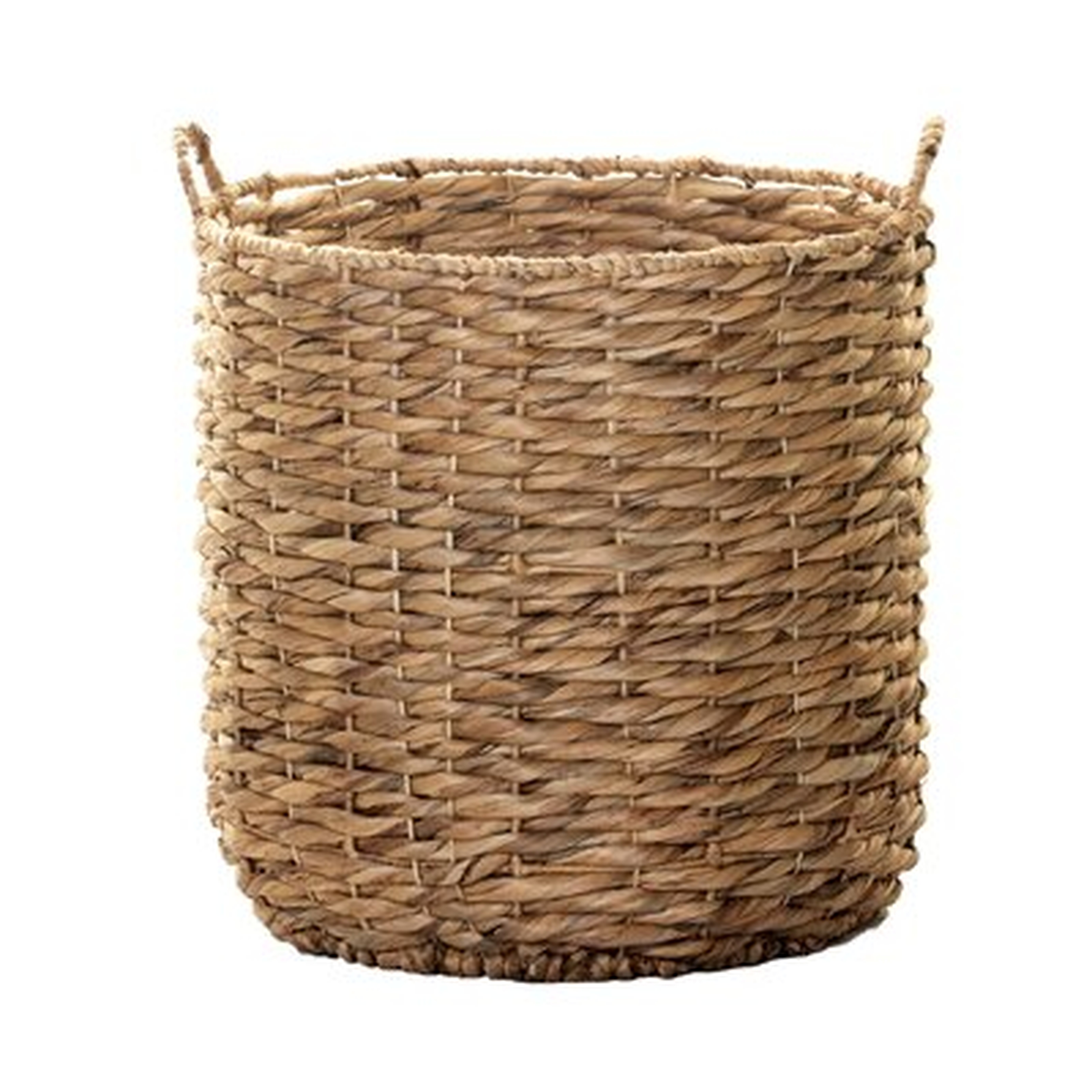 Twist Weave Water Hyacinth Wicker Basket - Wayfair