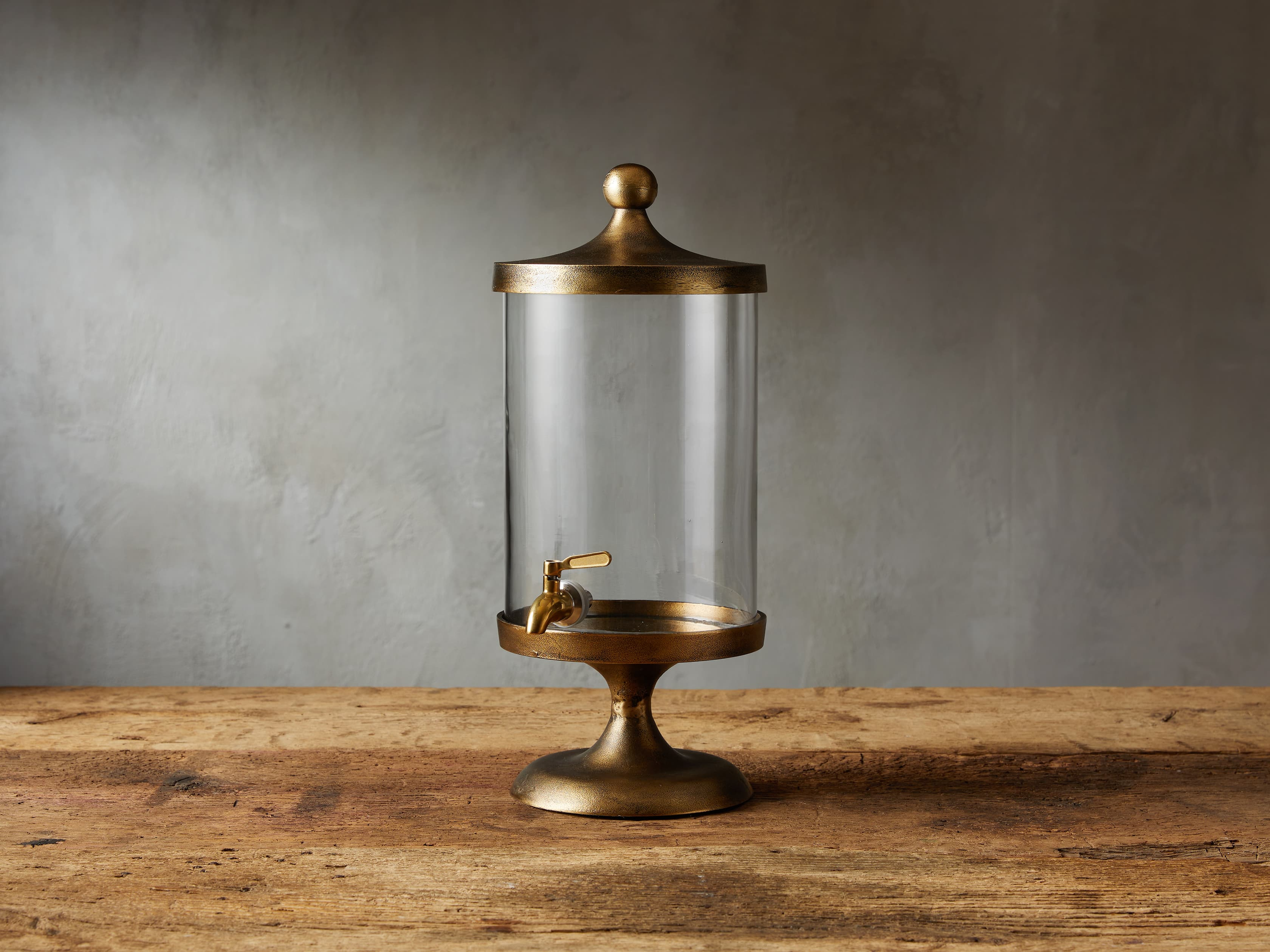 Lyra Beverage Dispenser in Aluminum Bronze - Arhaus