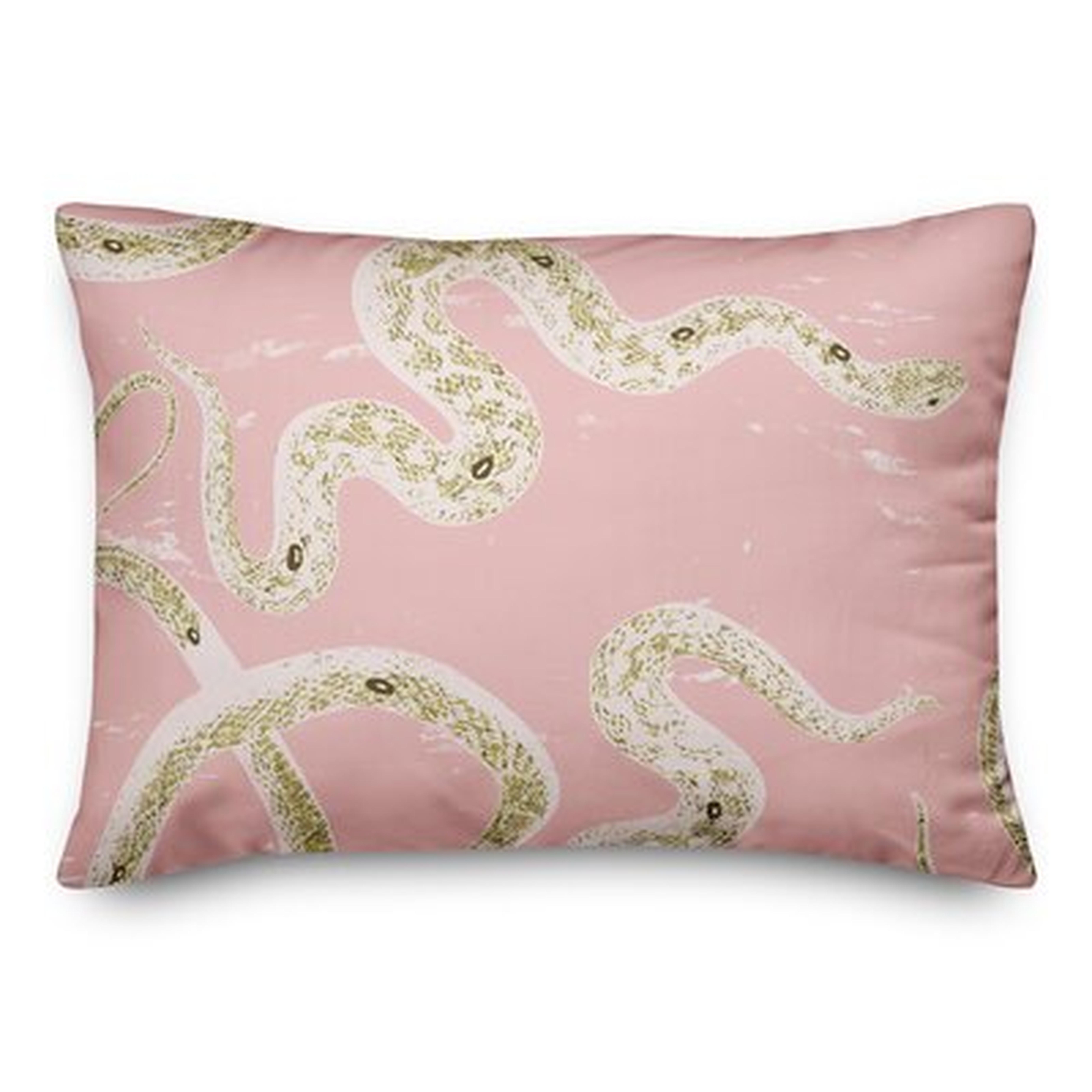 Pink Snake Throw Pillow 6765 - Wayfair