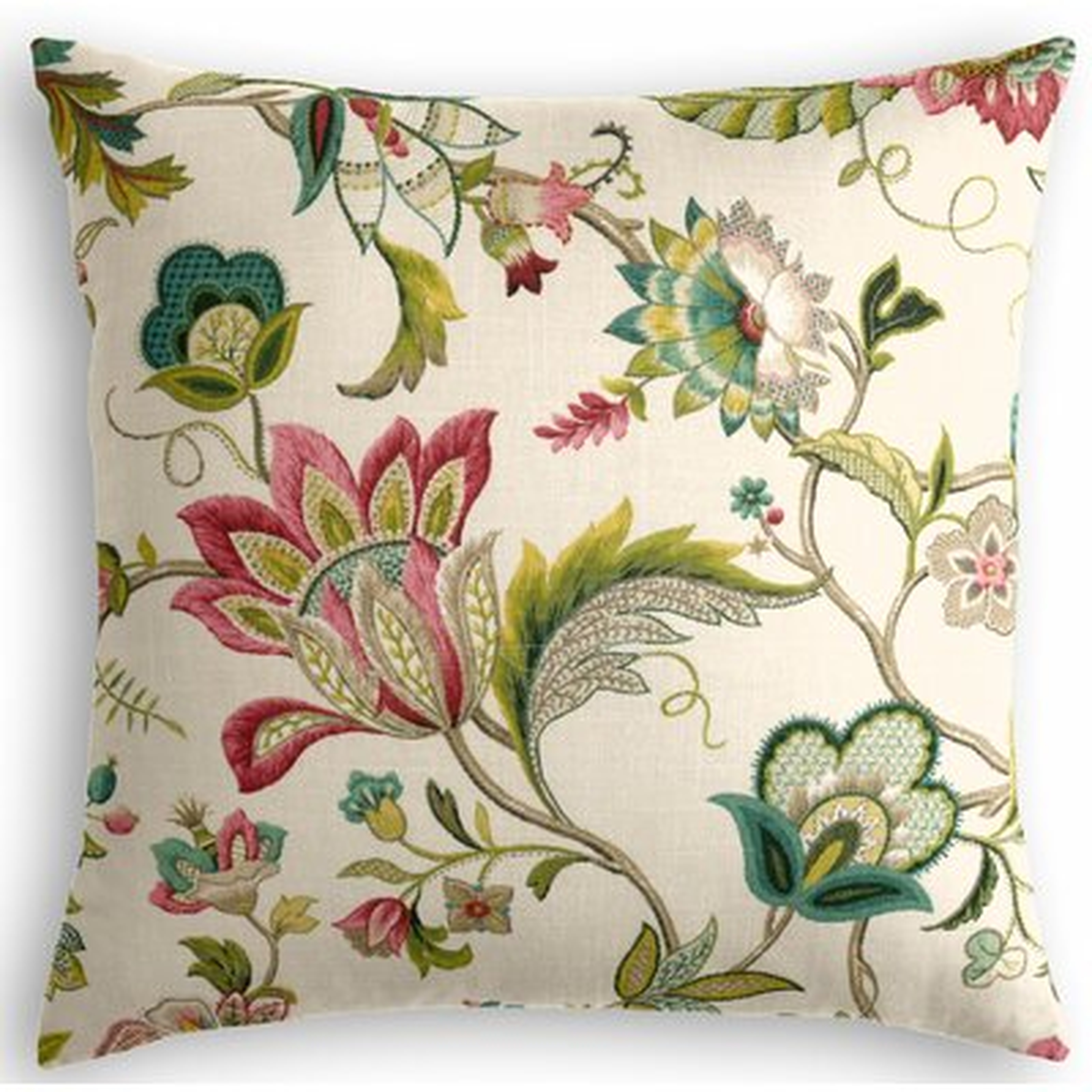 Botanical Square Pillow Cover & Insert - Wayfair