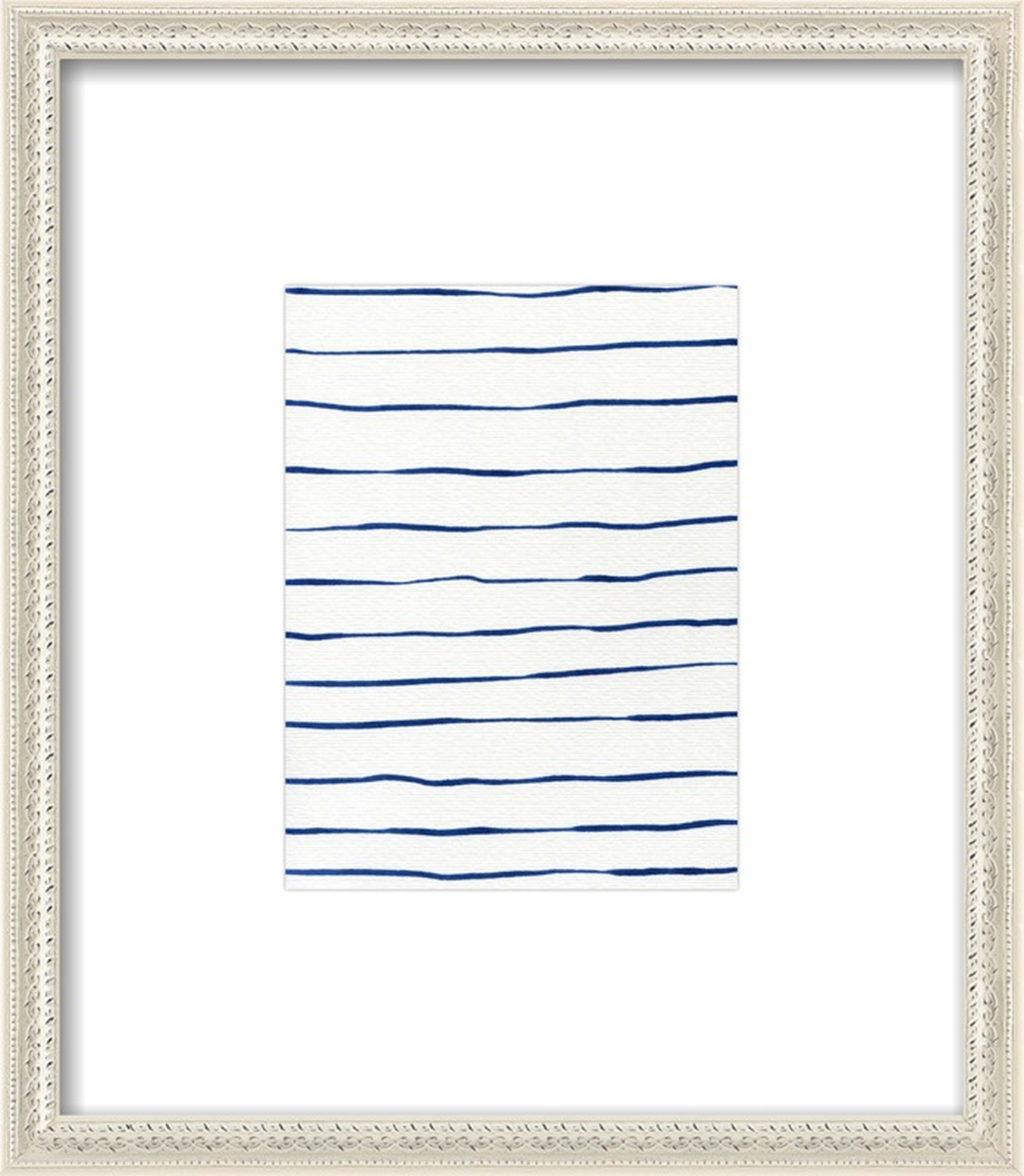 Blue Stripes by Georgiana Paraschiv for Artfully Walls - Artfully Walls