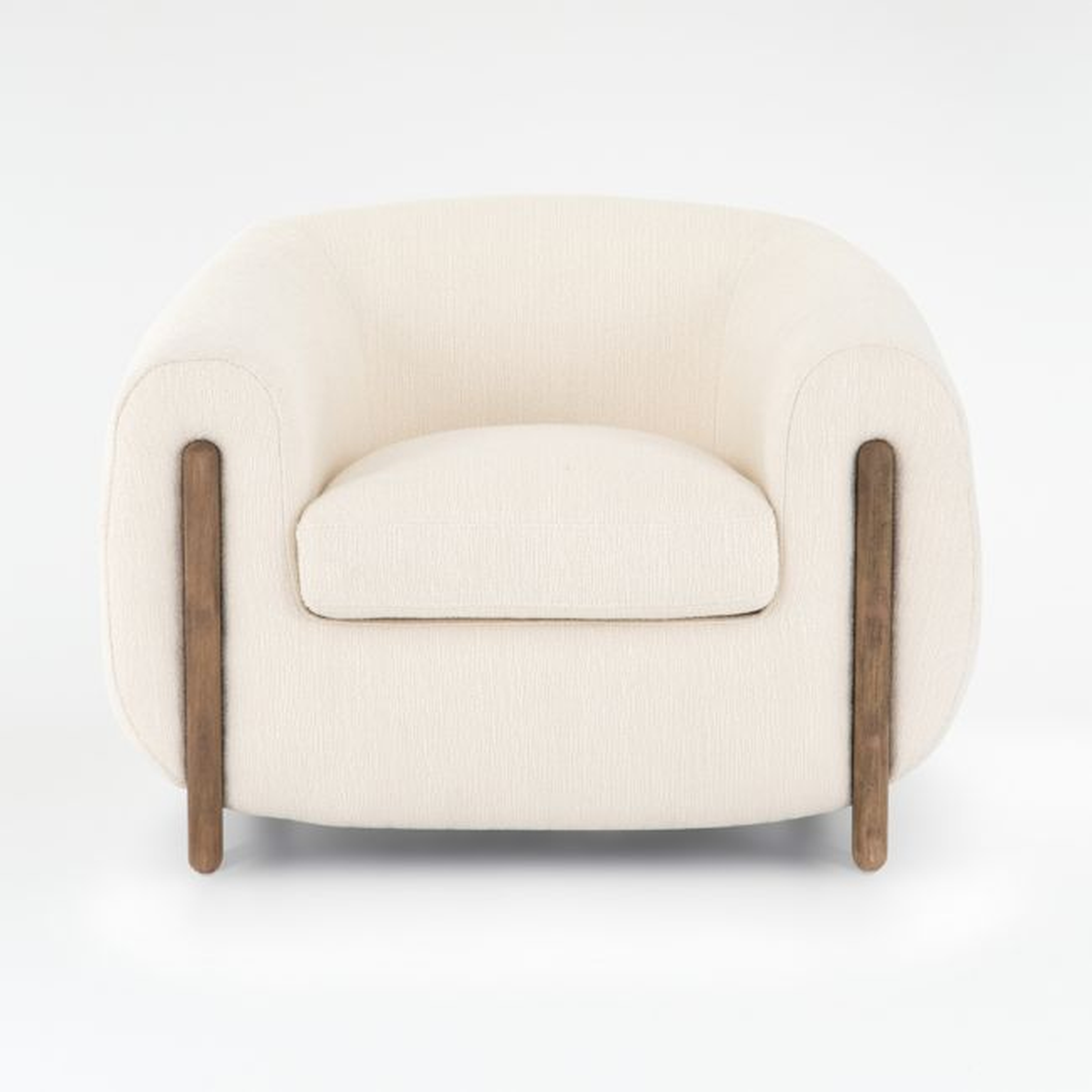 Nora Tub Chair, Cream - Crate and Barrel