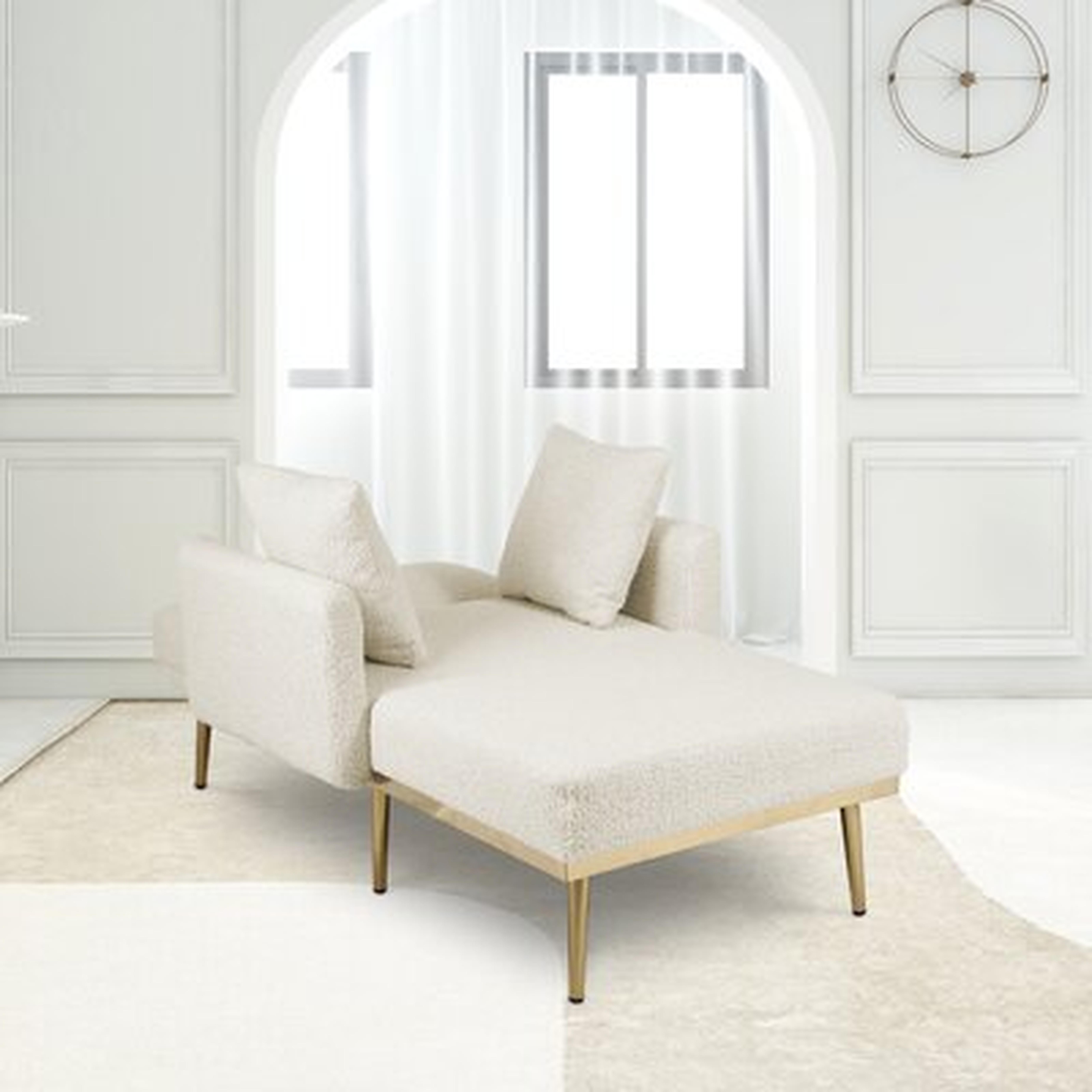 Ninad Tufted Two Arm Flared Arms Reclining Chaise Lounge - Wayfair