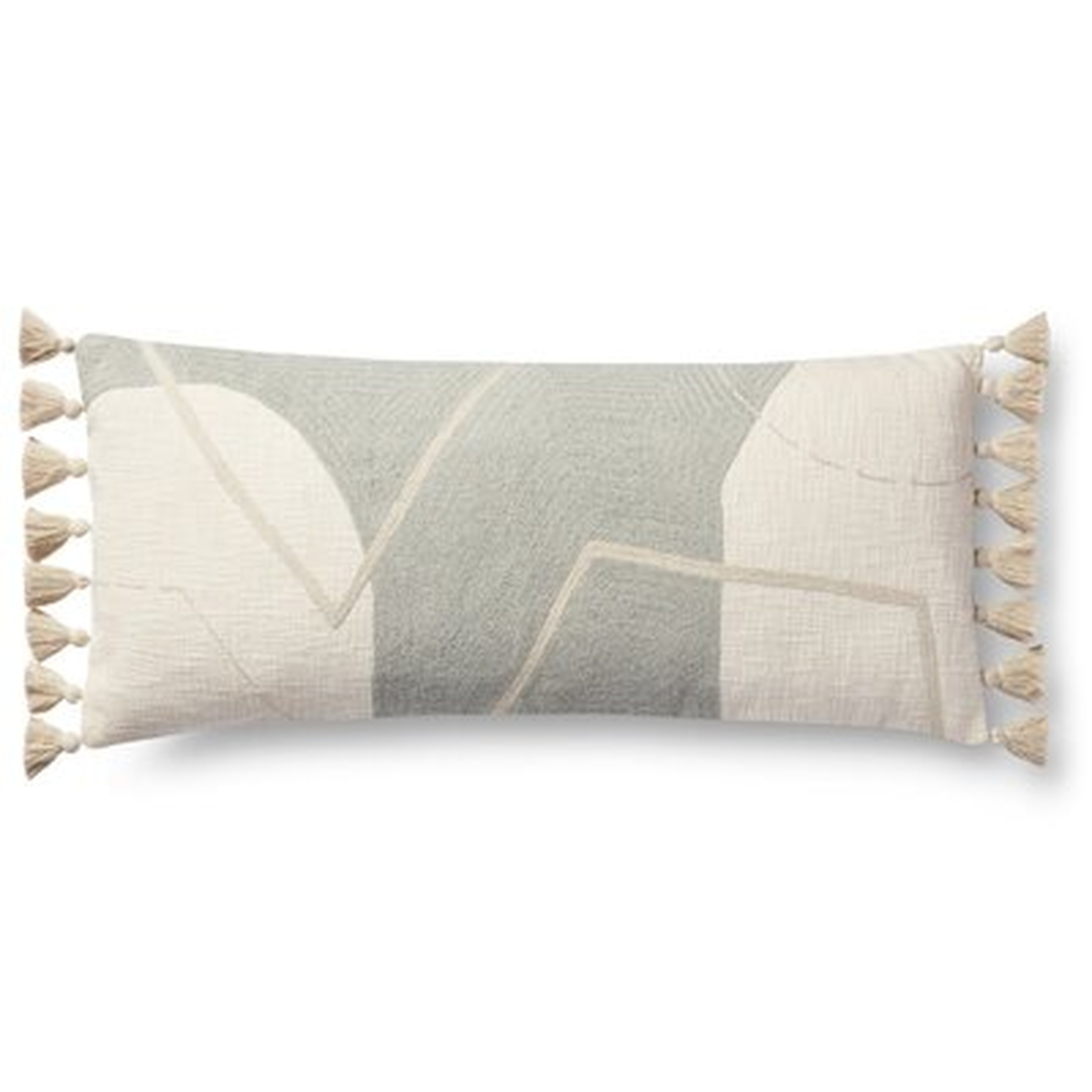 Decorative Rectangular Cotton Pillow Cover and Down Blend Insert - AllModern