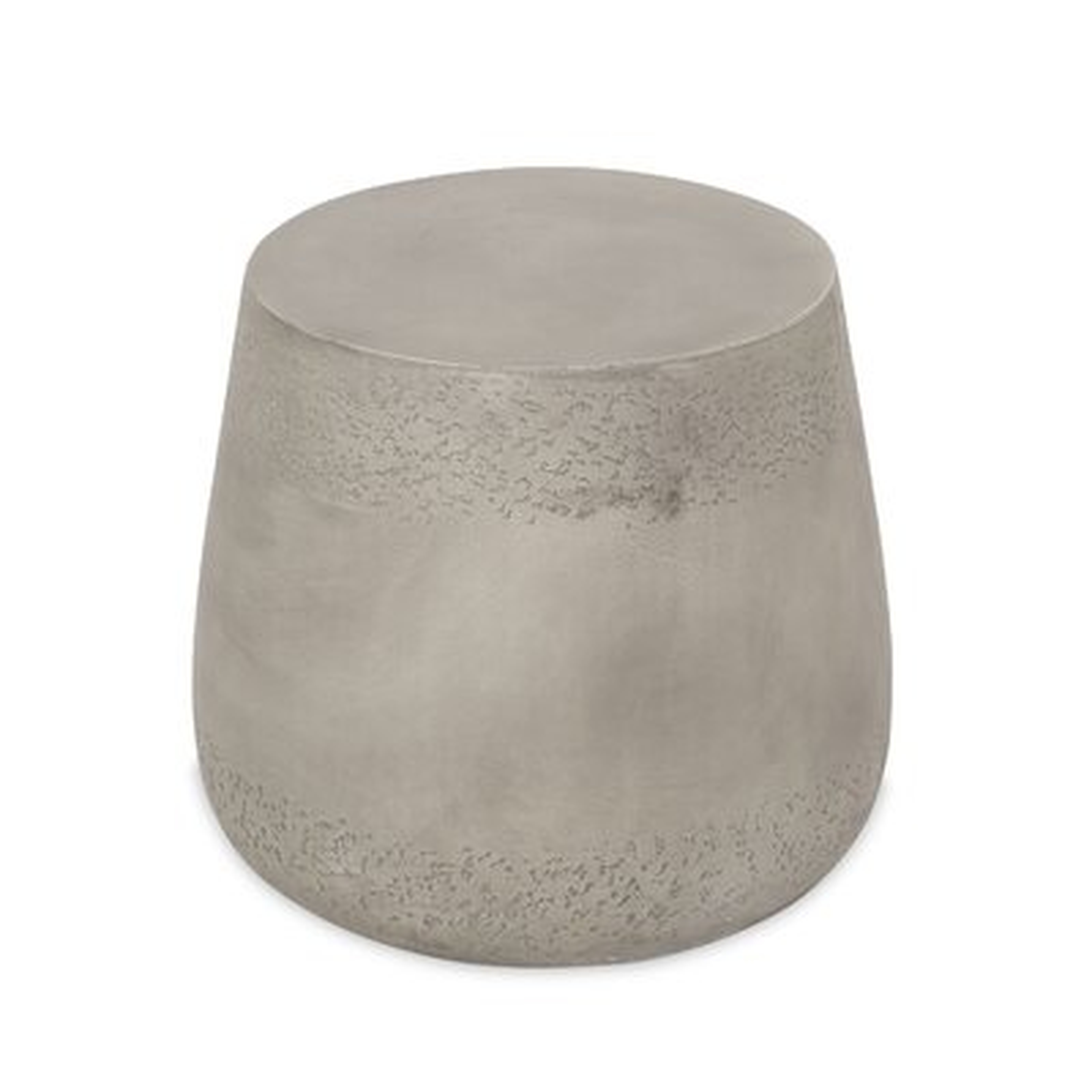 Stone/Concrete Side Table - Wayfair