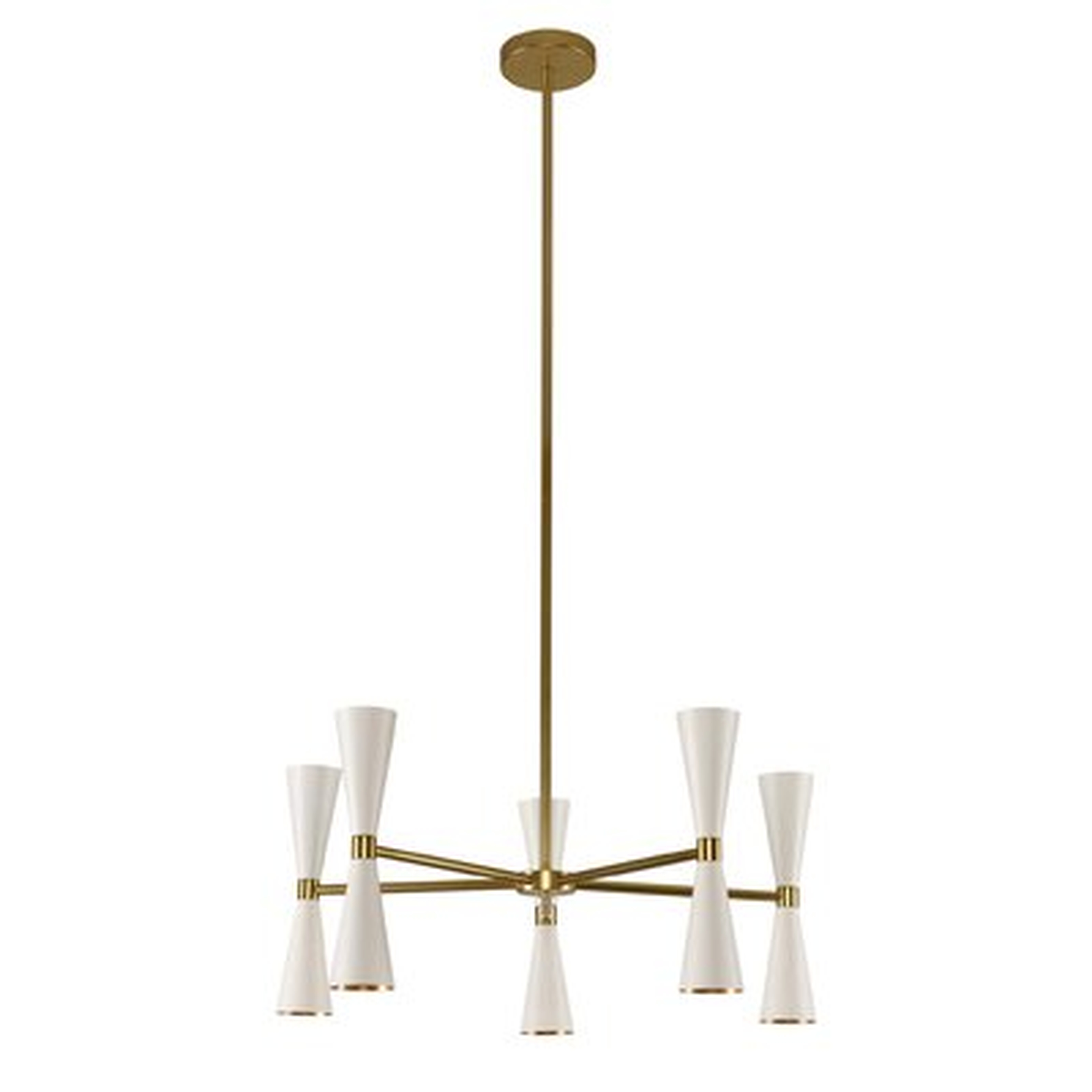 Porterdale 10 - Light Unique / Statement Square / Rectangle Chandelier - Wayfair
