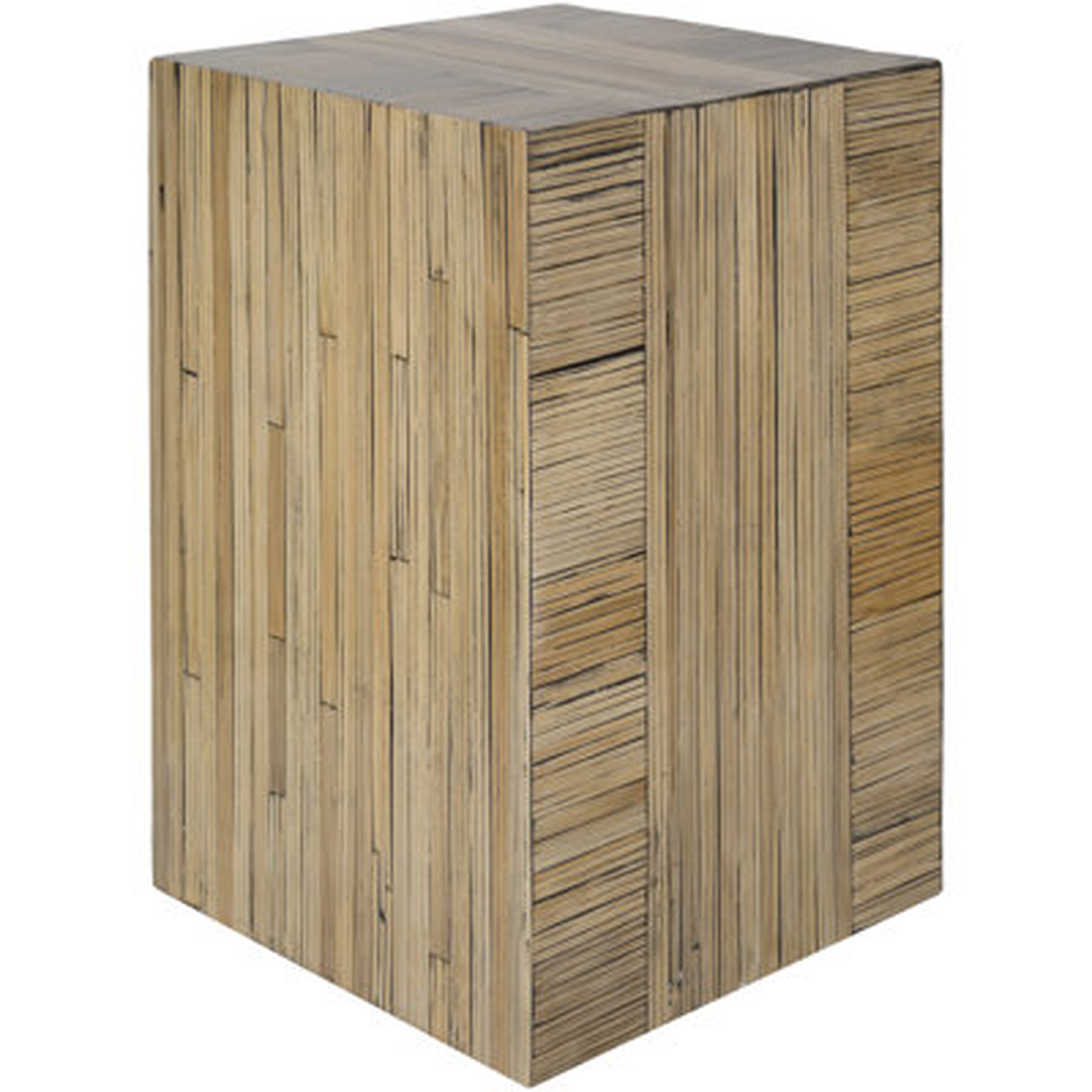 Arnoldo Global-Inspired Wood End Table - Wayfair