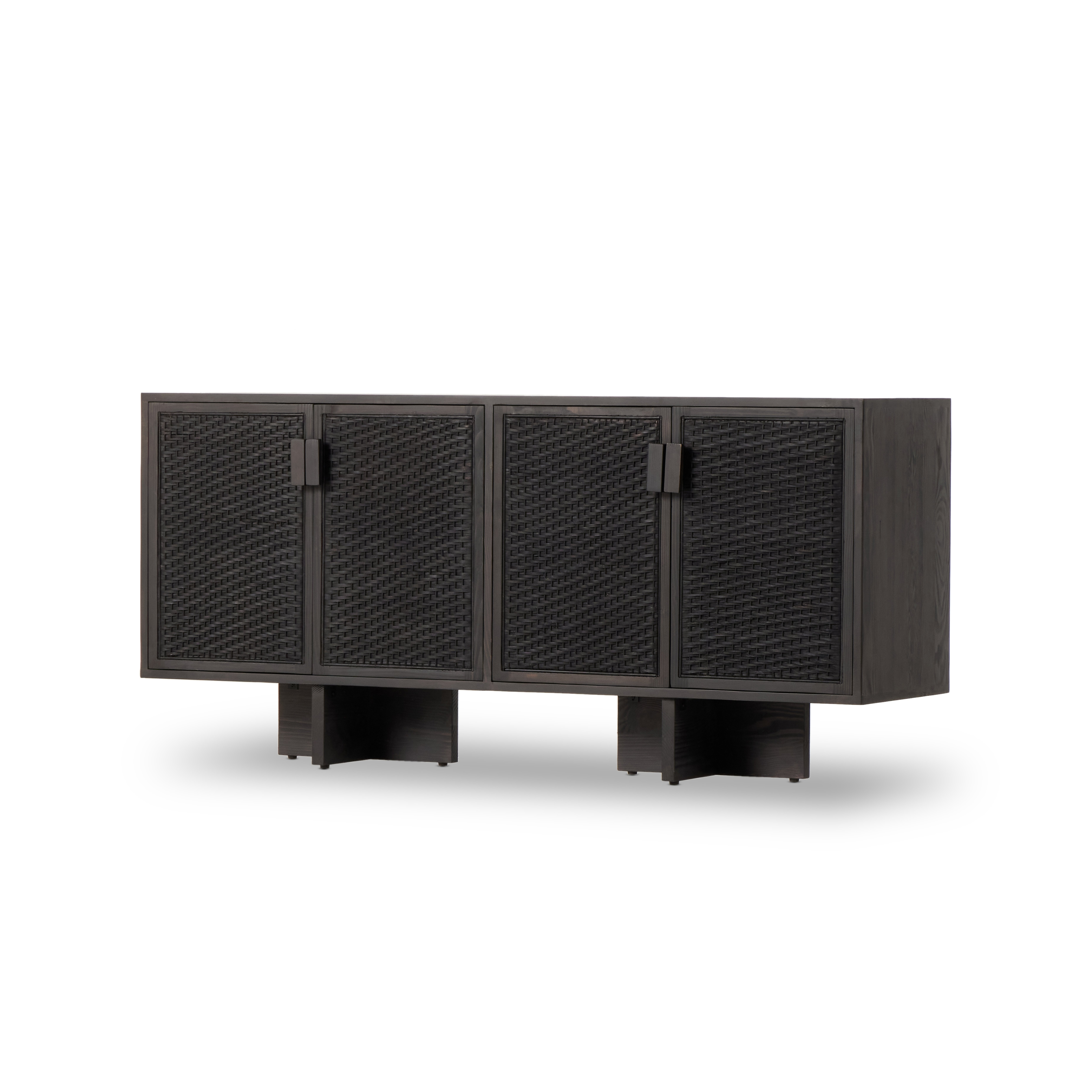 Levon Sideboard-Black Pine - Four Hands