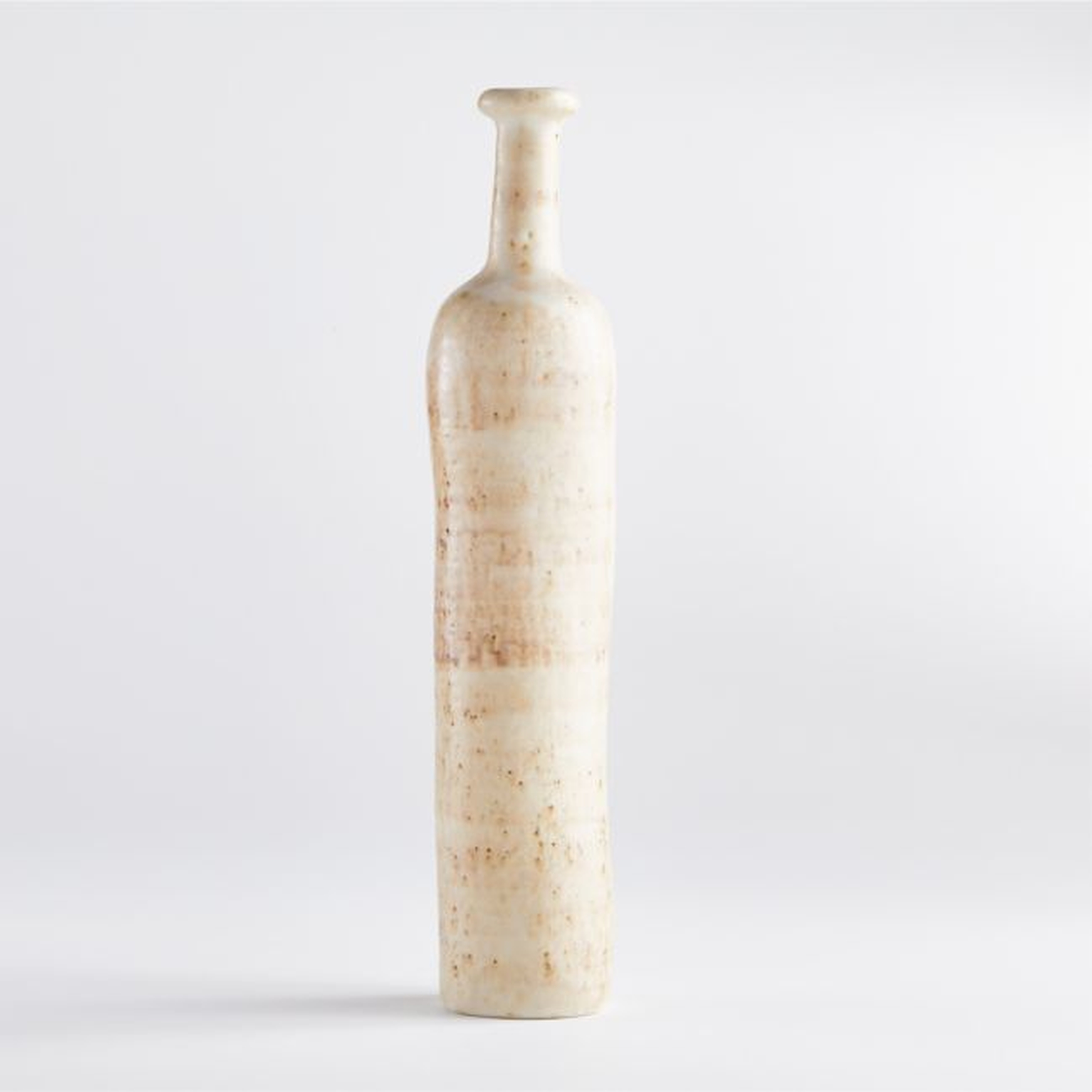 Euclid Spotted Large White Vase - Crate and Barrel