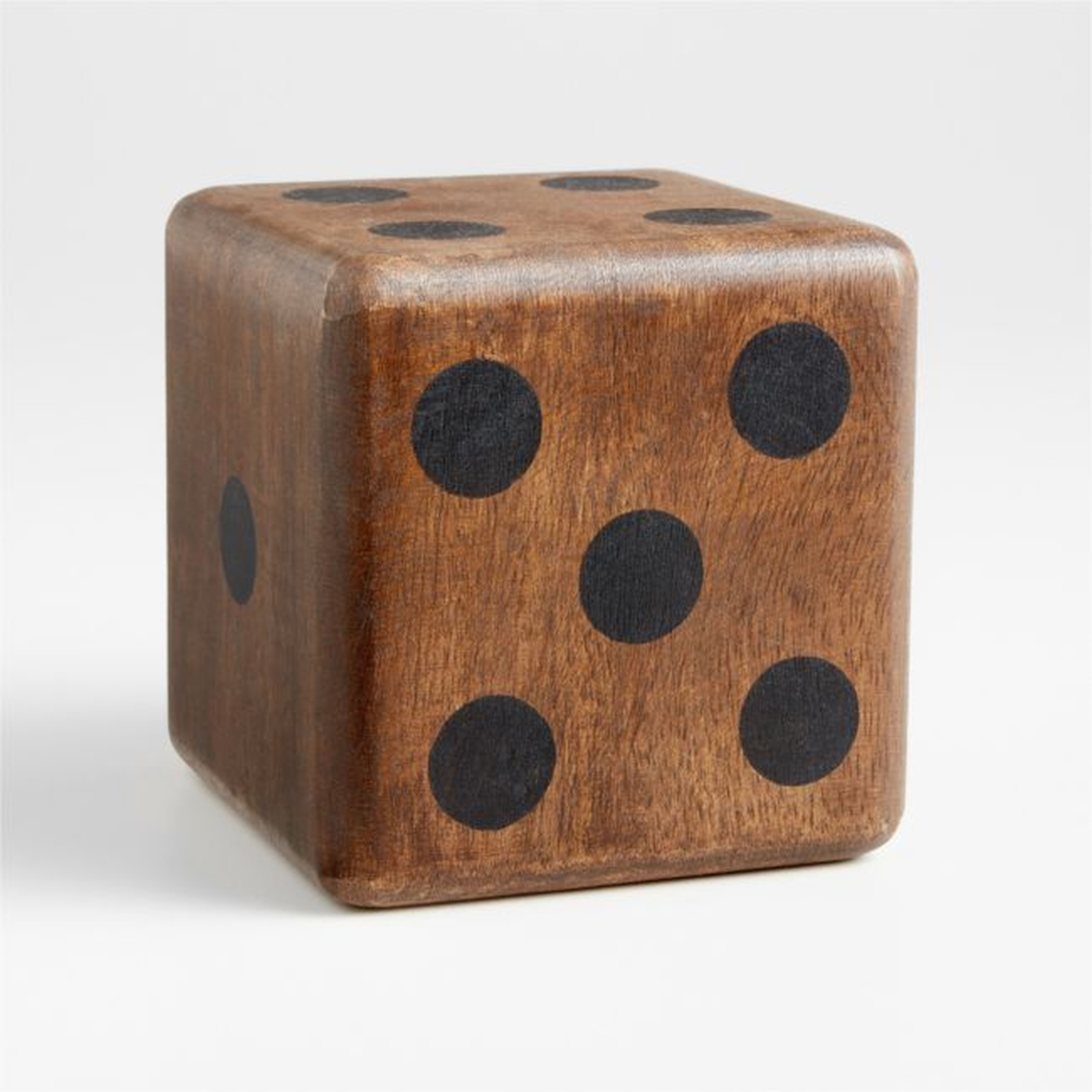 Oversized Wooden Dice - Crate and Barrel