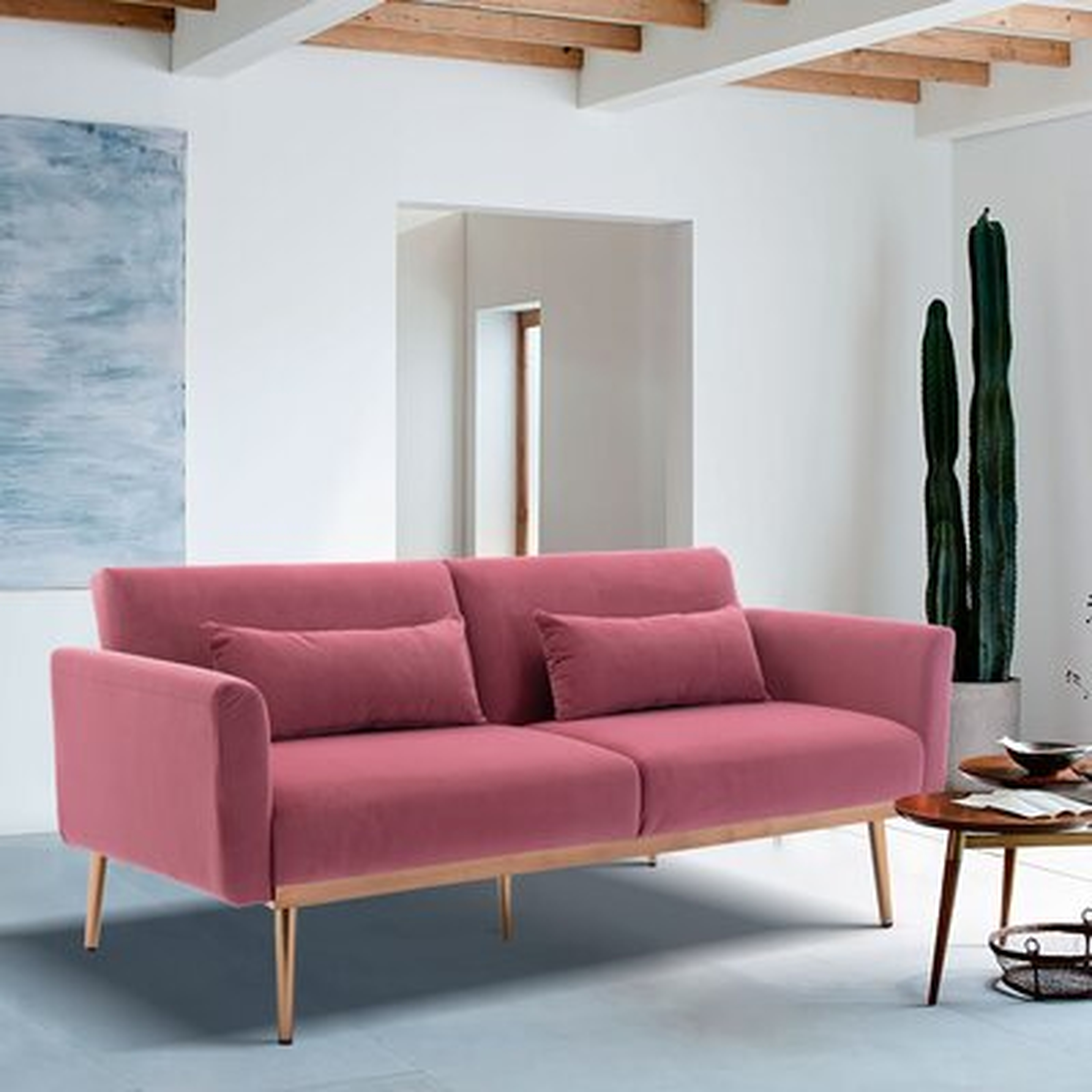 68.5" Square Arm Sofa Bed - Wayfair