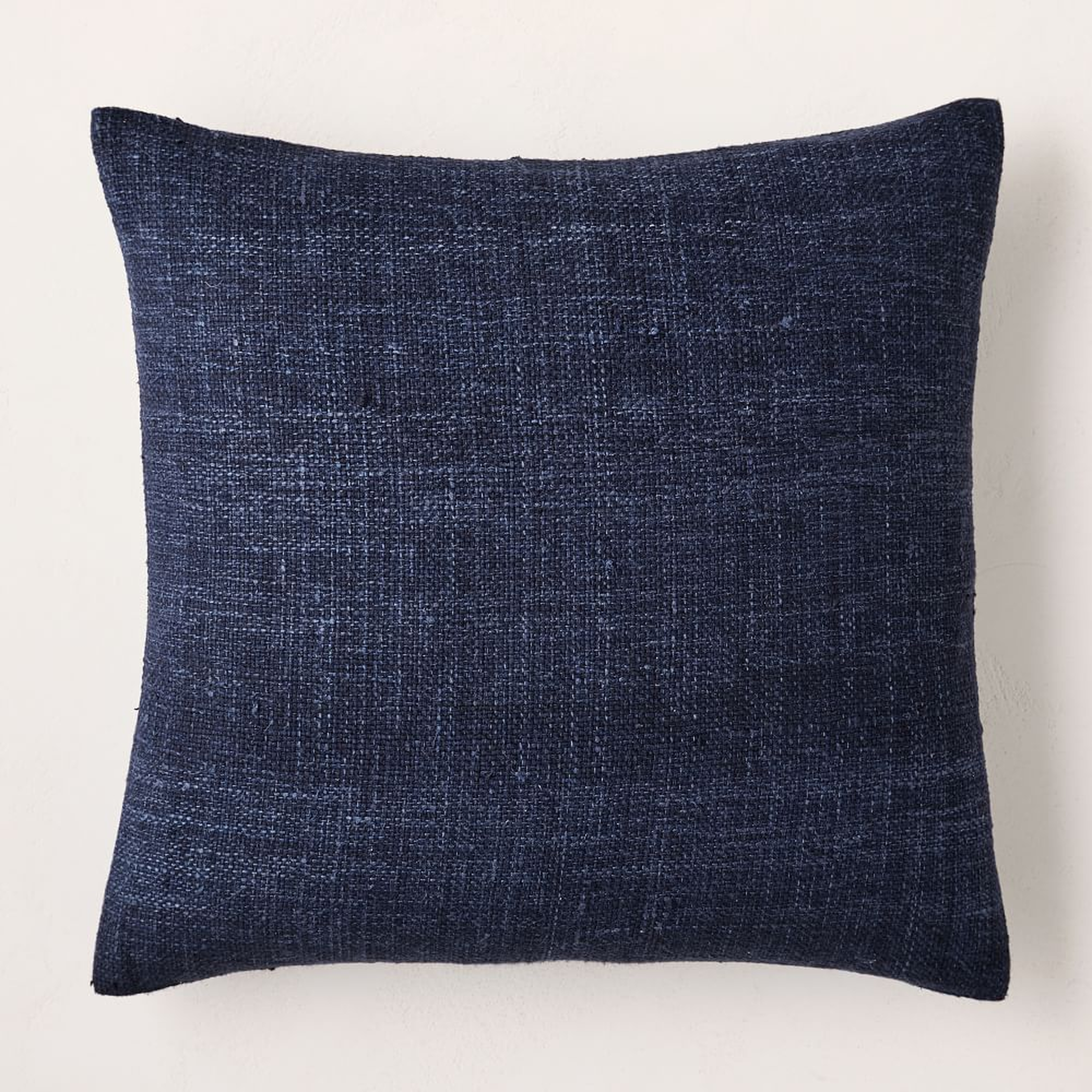 Silk Hand-Loomed Pillow Cover, 20"x20", Nightshade, Set of 2 - West Elm