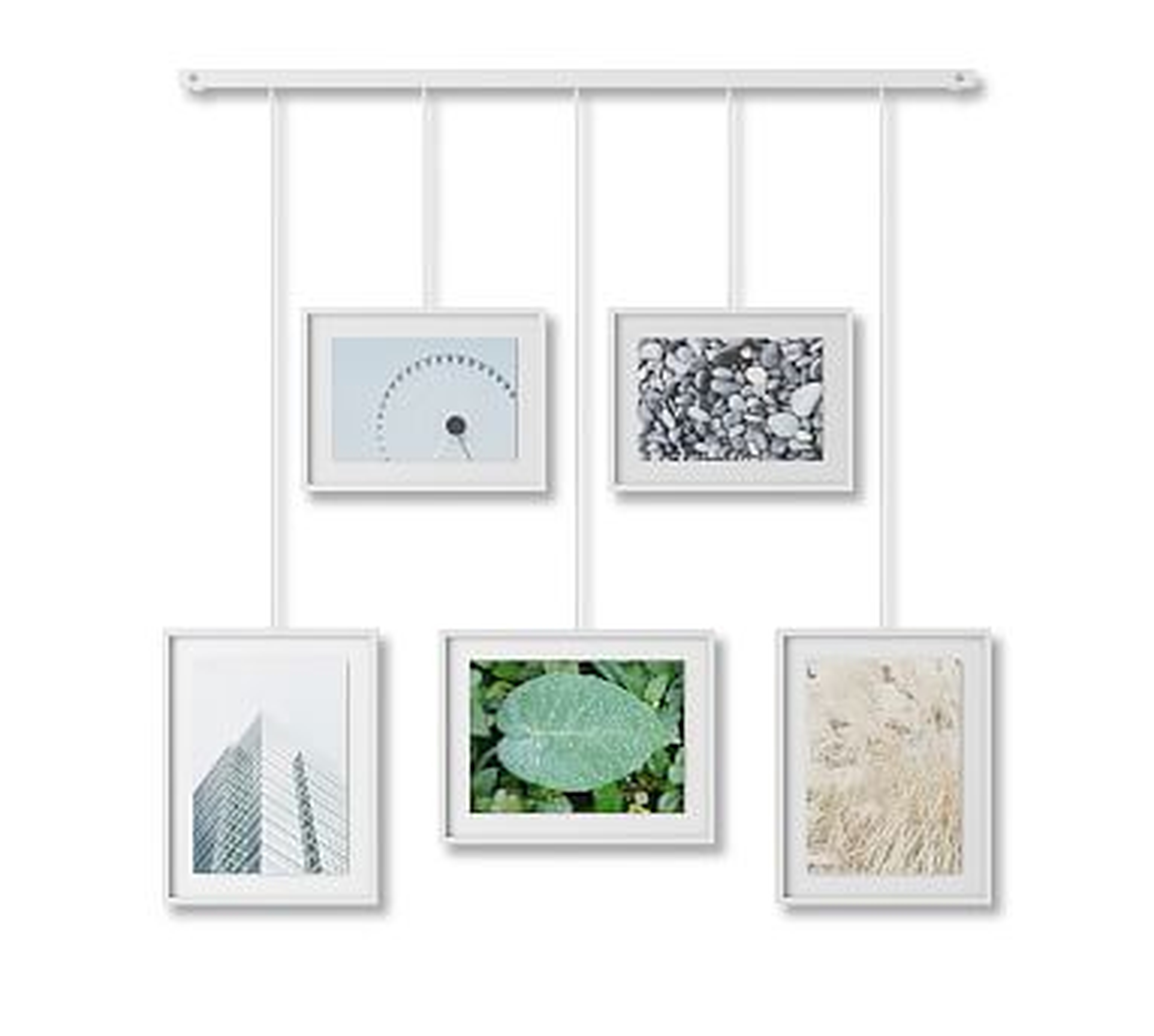 Hanging White Gallery Frames, Set of 5 - Pottery Barn