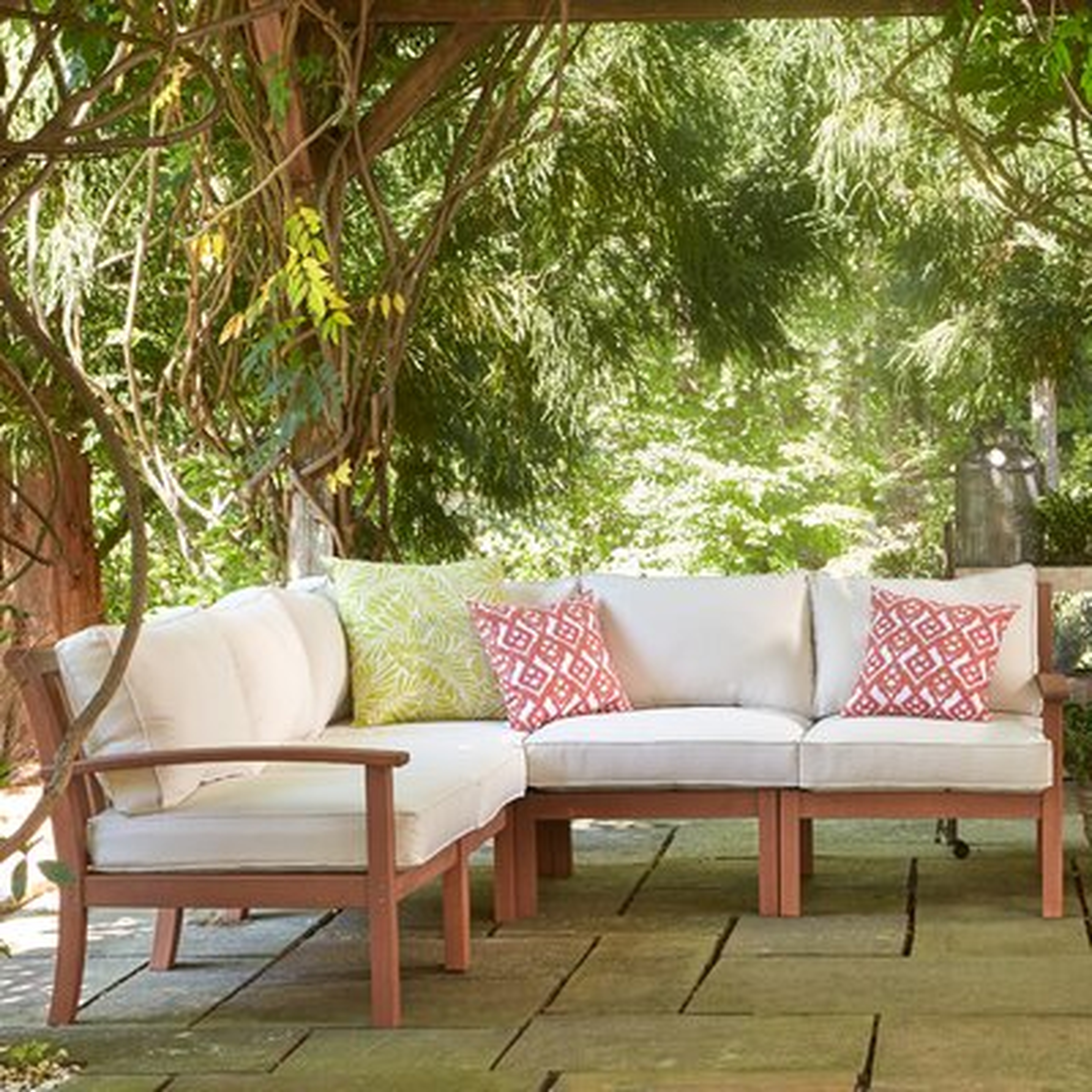Rossi Patio Sectional with Cushions - Birch Lane