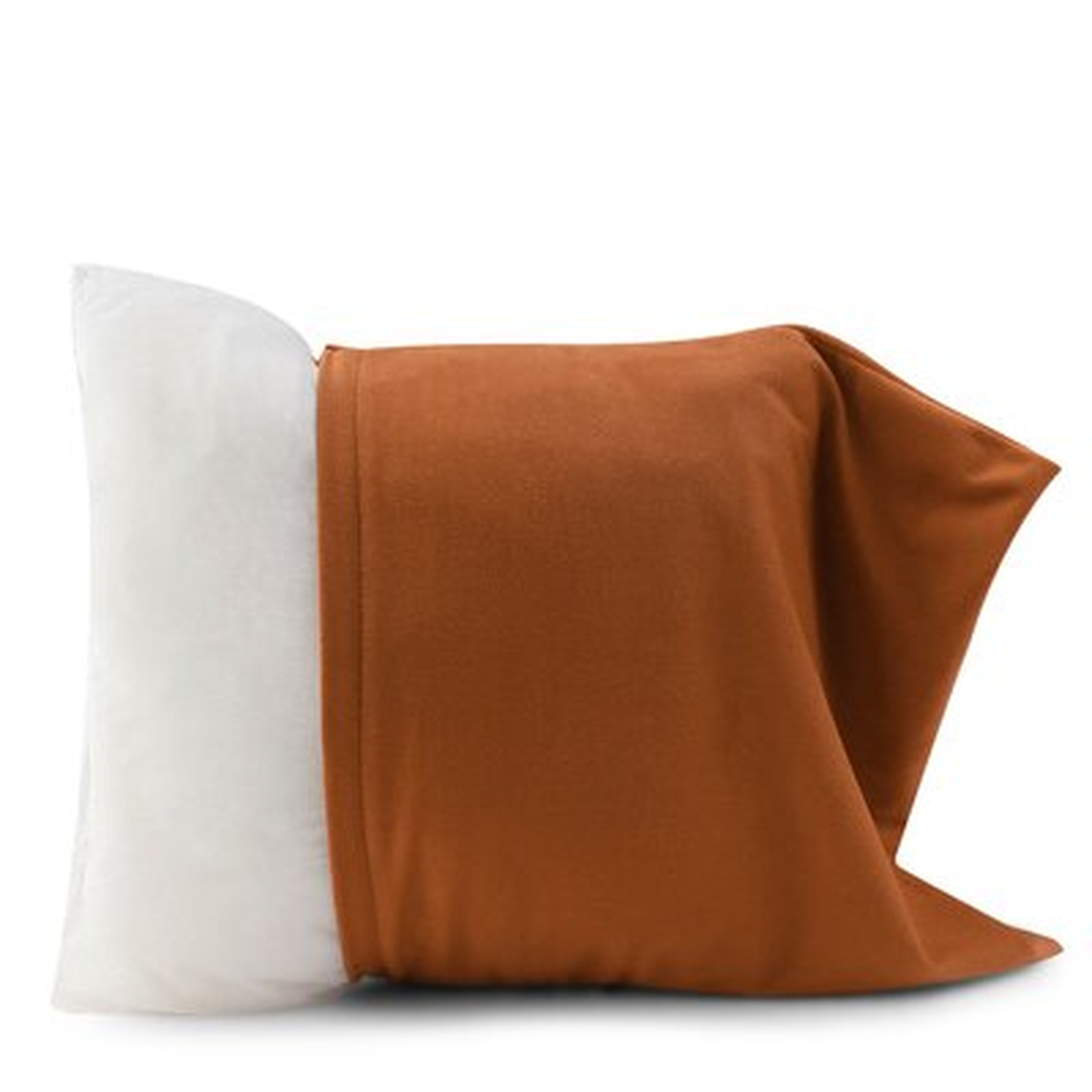 Square Velvet Pillow Cover For Car Sofa Living Room Bedroom,Brown 18*18' - Wayfair