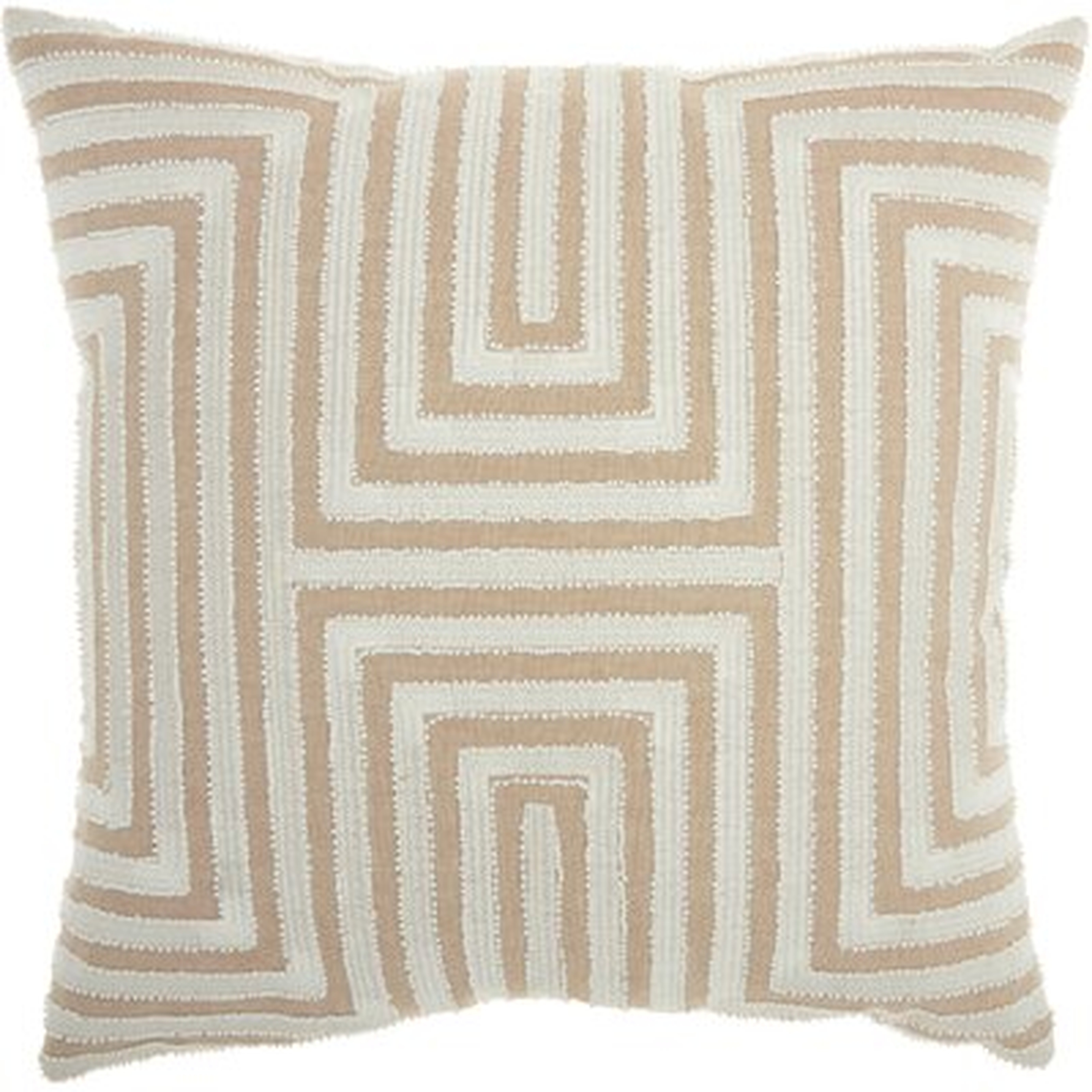 Jord Cotton Geometric Throw Pillow - AllModern