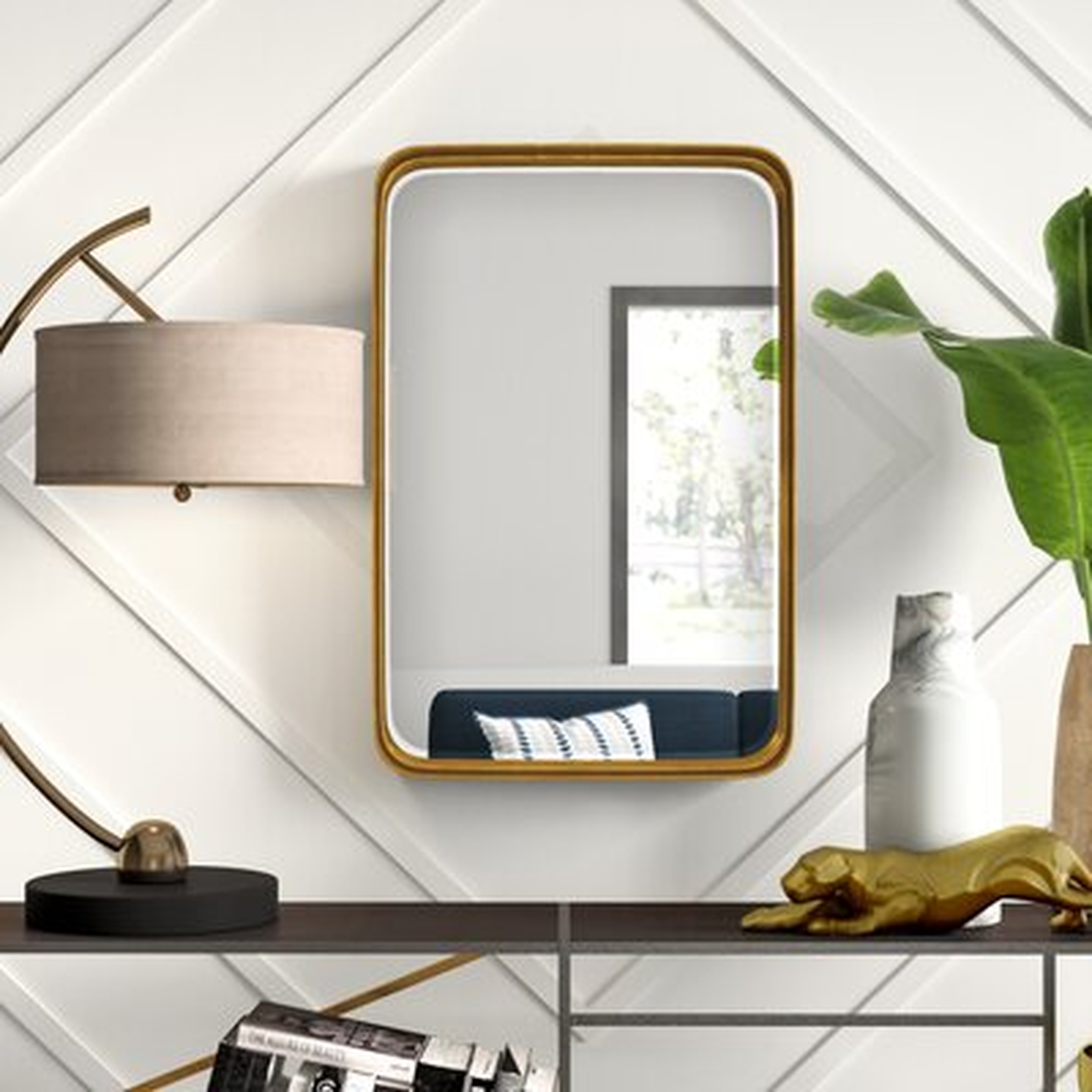 Lugo Modern & Contemporary Beveled Accent Mirror - Wayfair
