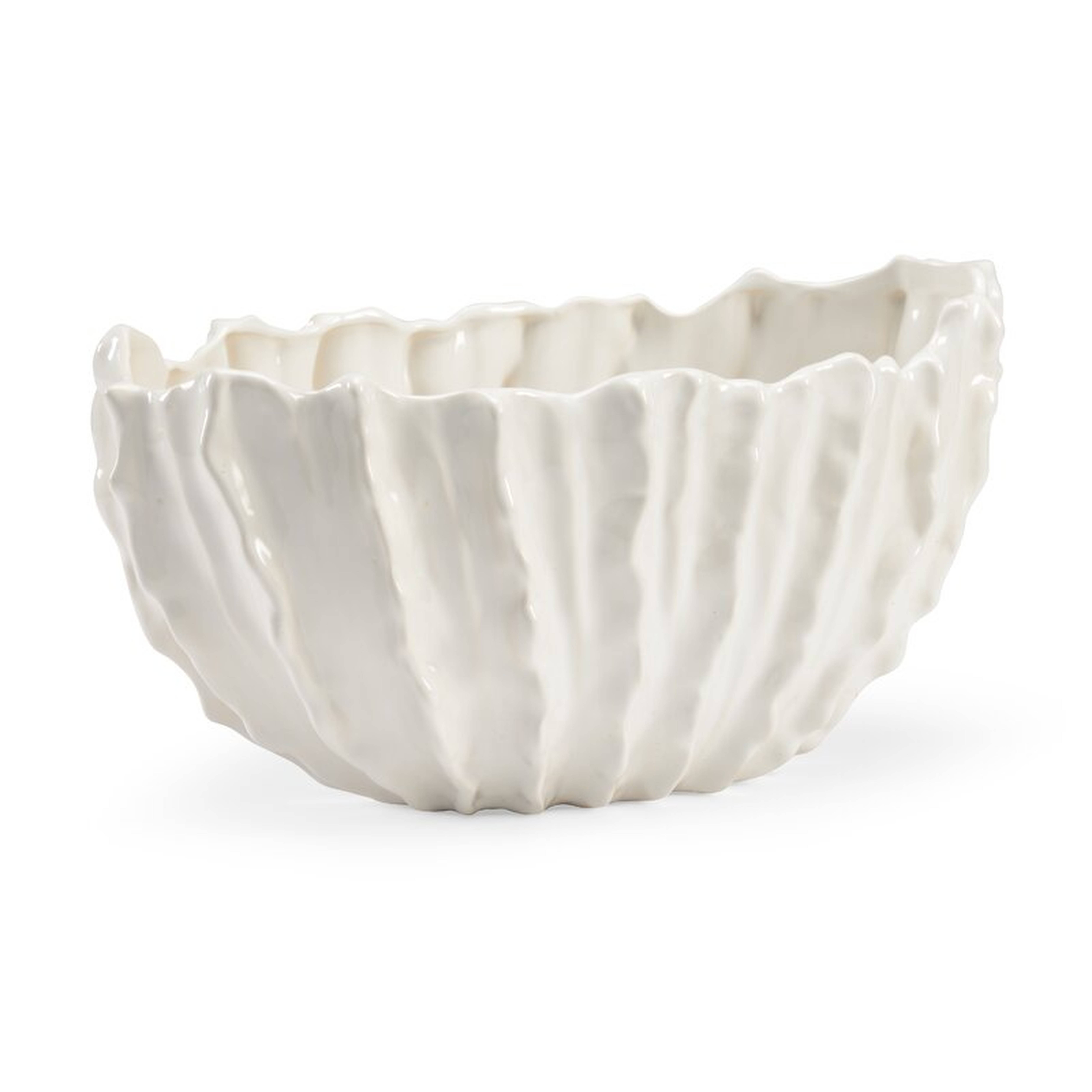 Chelsea House Porcelain Traditional Decorative Bowl in White - Perigold