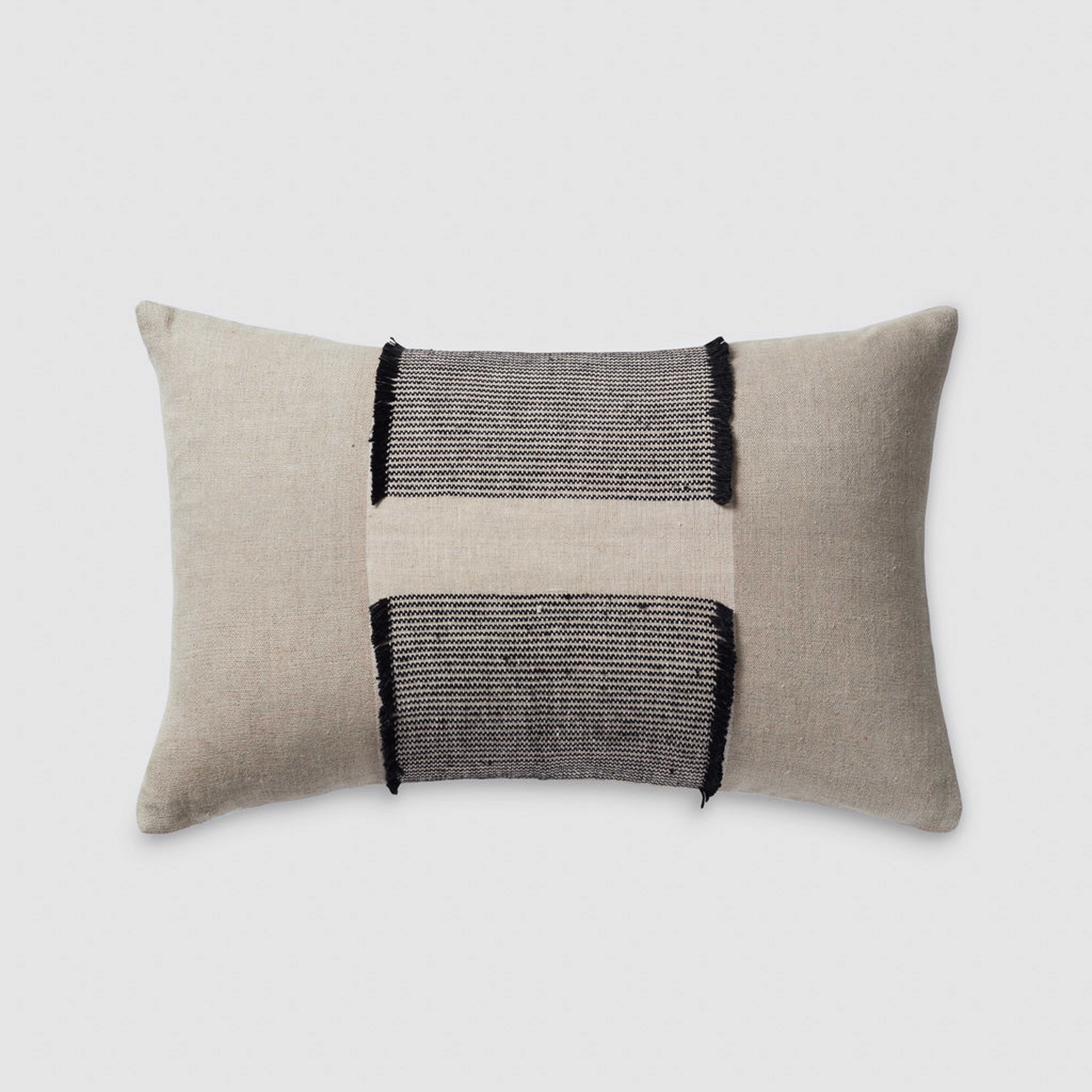 The Citizenry Mahi Lumbar Pillow | Black - The Citizenry