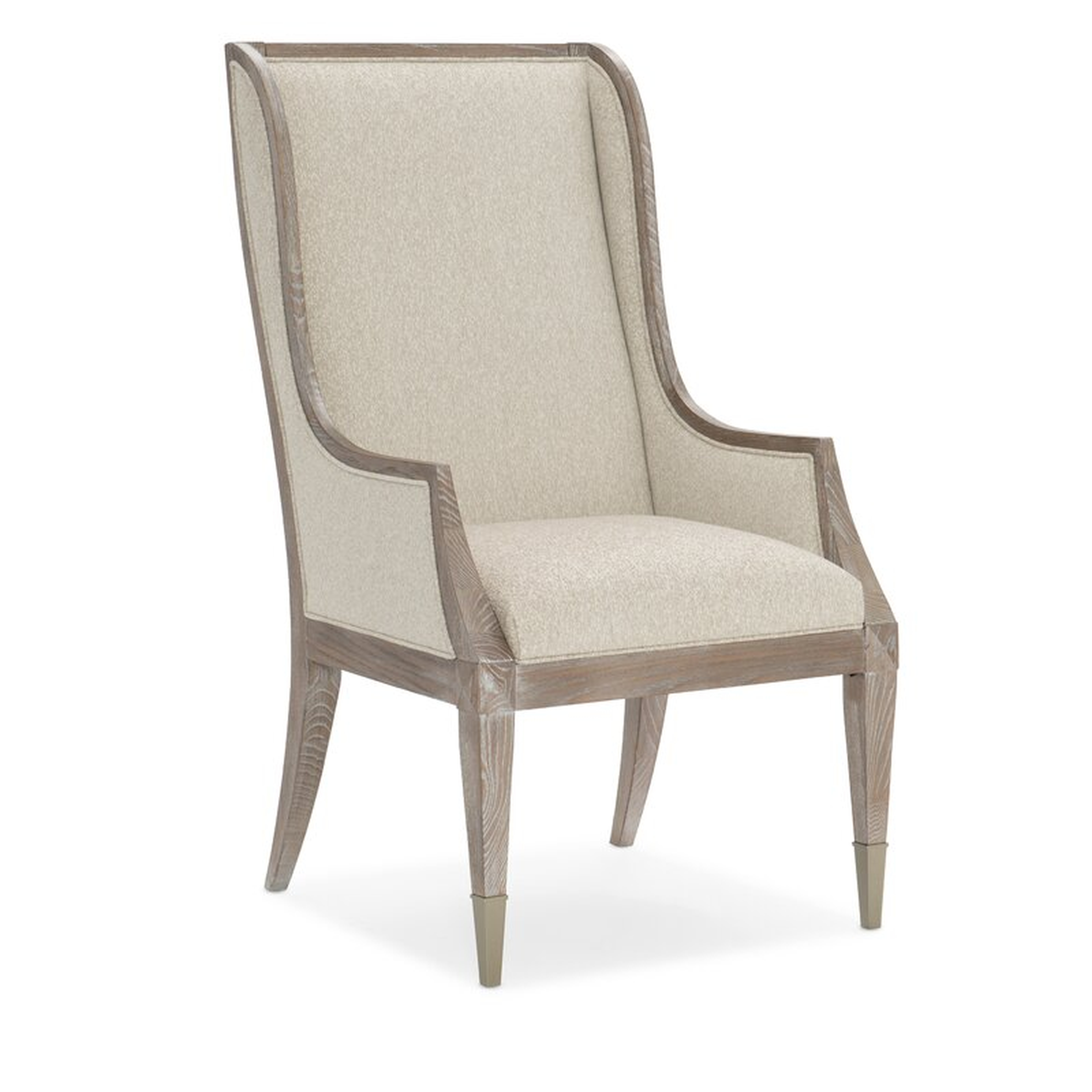 Caracole Classic Open Arms Upholstered Arm Chair - Perigold